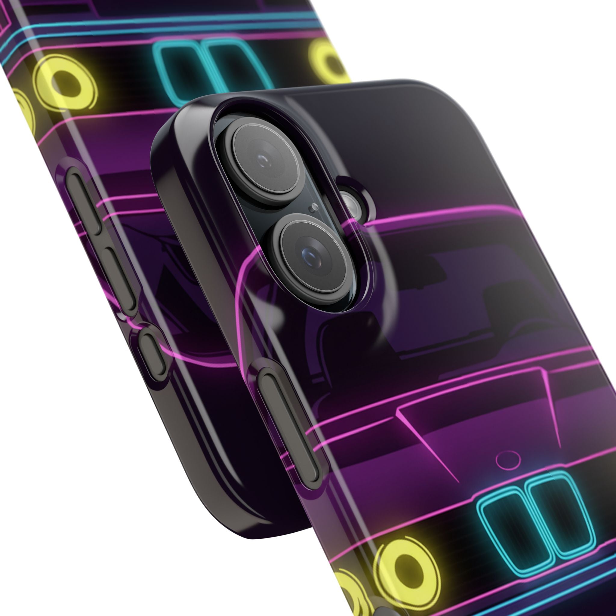 BMW E30 Neon Synthwave Phone Case