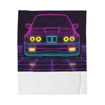 BMW E30 Velveteen Plush Blanket