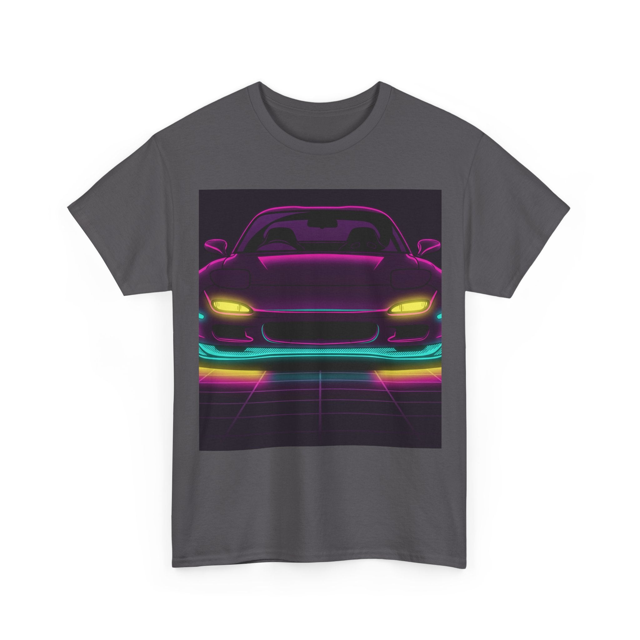 Mazda RX-7 FD Neon Synthwave Unisex Tee