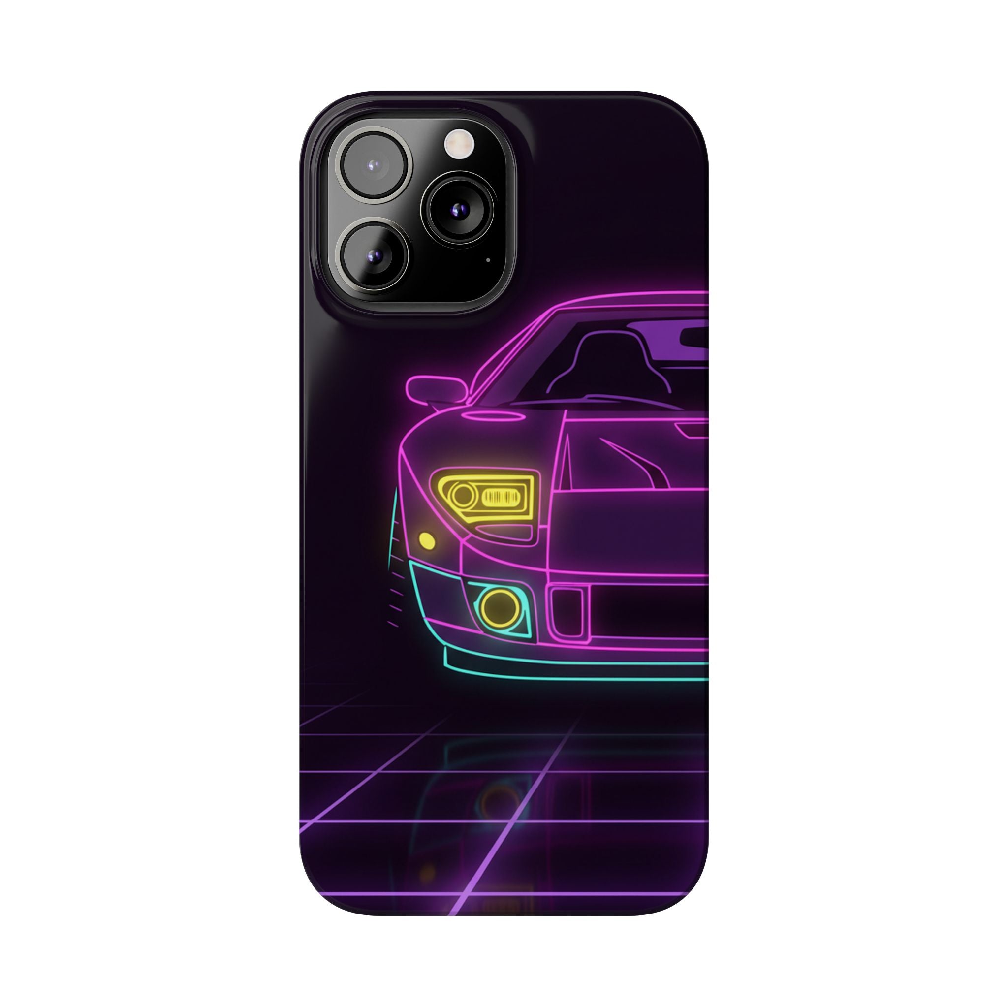 Ford GT40 (1964-69) Neon Synthwave Phone Case