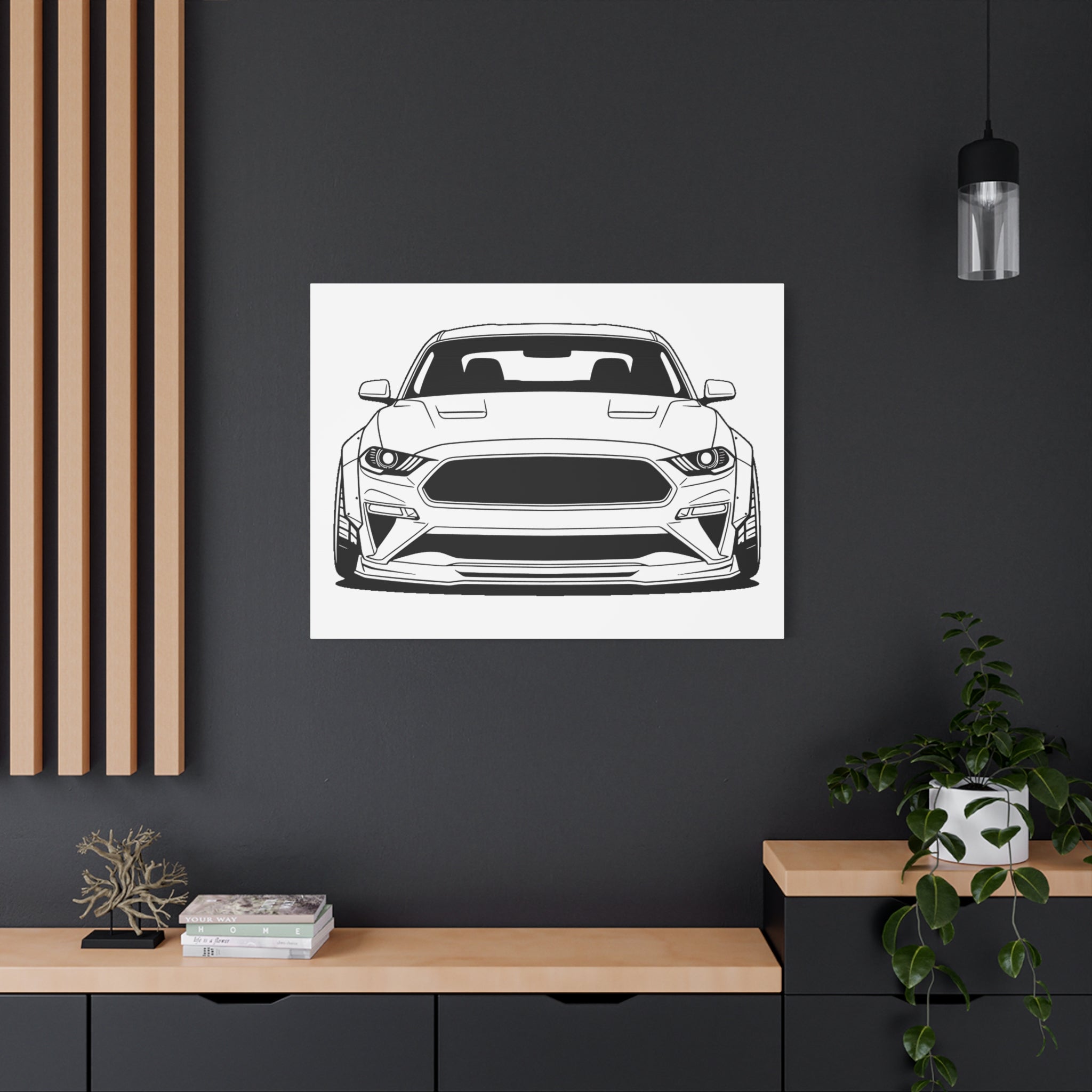 Ford Mustang GT (S650) Canvas Wall Art