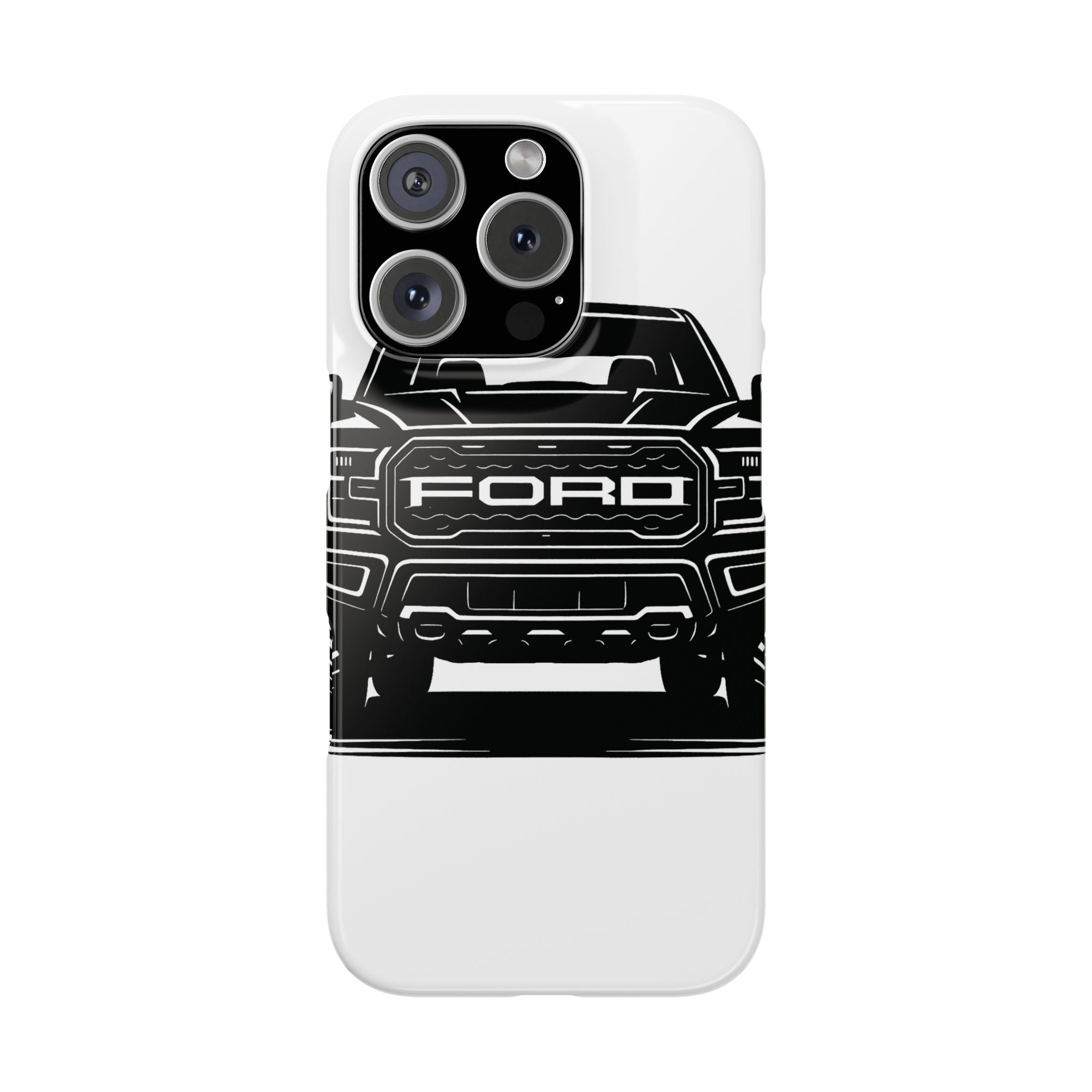 Ford Raptor (Gen 3) Slim Phone Case Greyscale