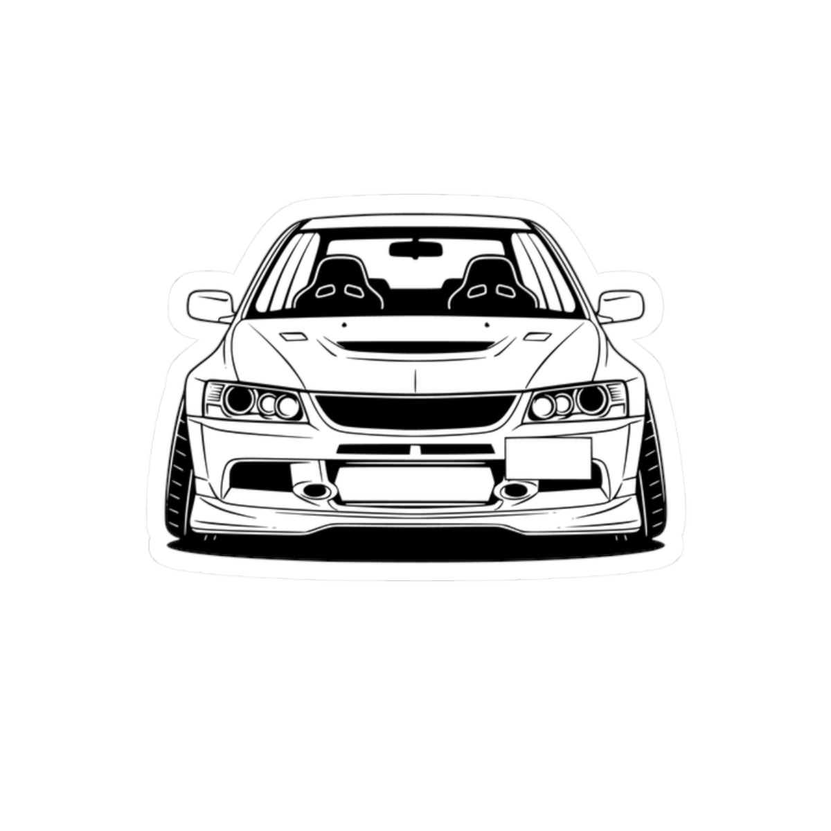 Mitsubishi Evo IX (2005-07) Sticker