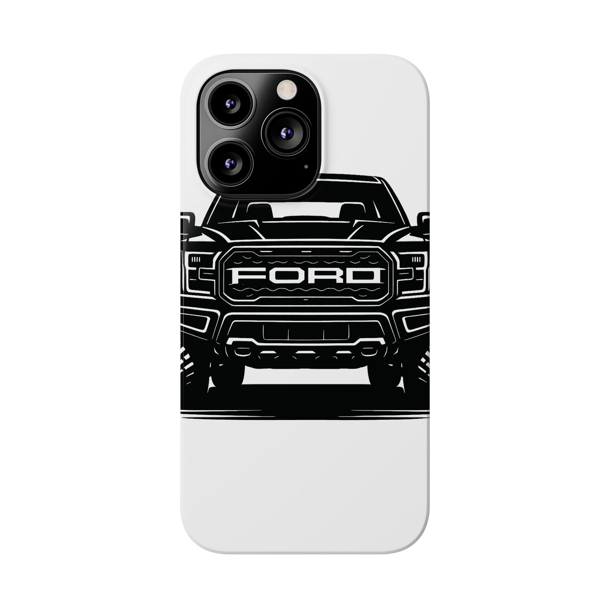 Ford Raptor (Gen 3) Slim Phone Case Greyscale