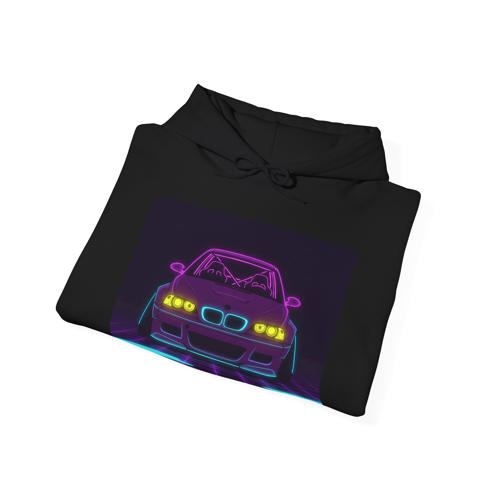 BMW E46 M3 (2000-06) Neon Synthwave Unisex Hoodie