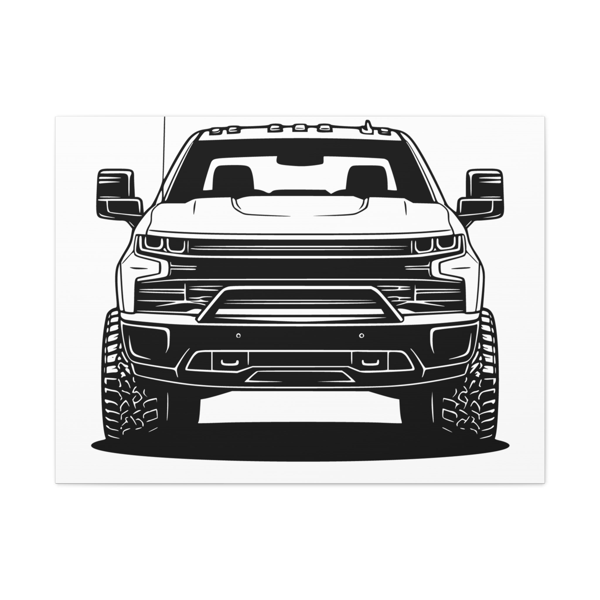 Chevy Silverado Trail Boss (2019+) Canvas Wall Art