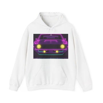 1969 Chevrolet Camaro SS Neon Synthwave Unisex Hoodie