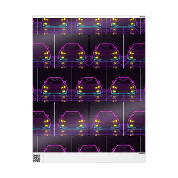 Honda S2000 (1999-09) Neon Synthwave Gift Wrapping Paper