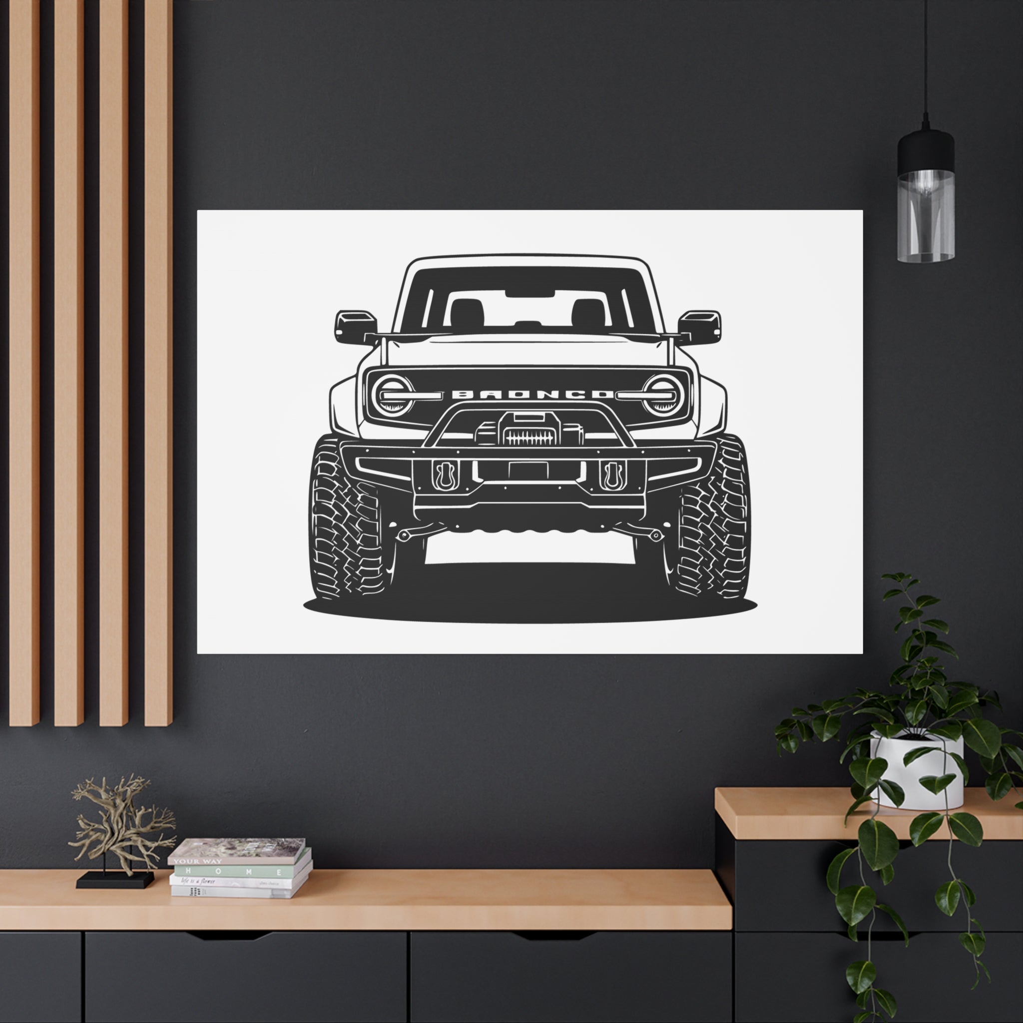 Ford Bronco (2021+) Canvas Wall Art