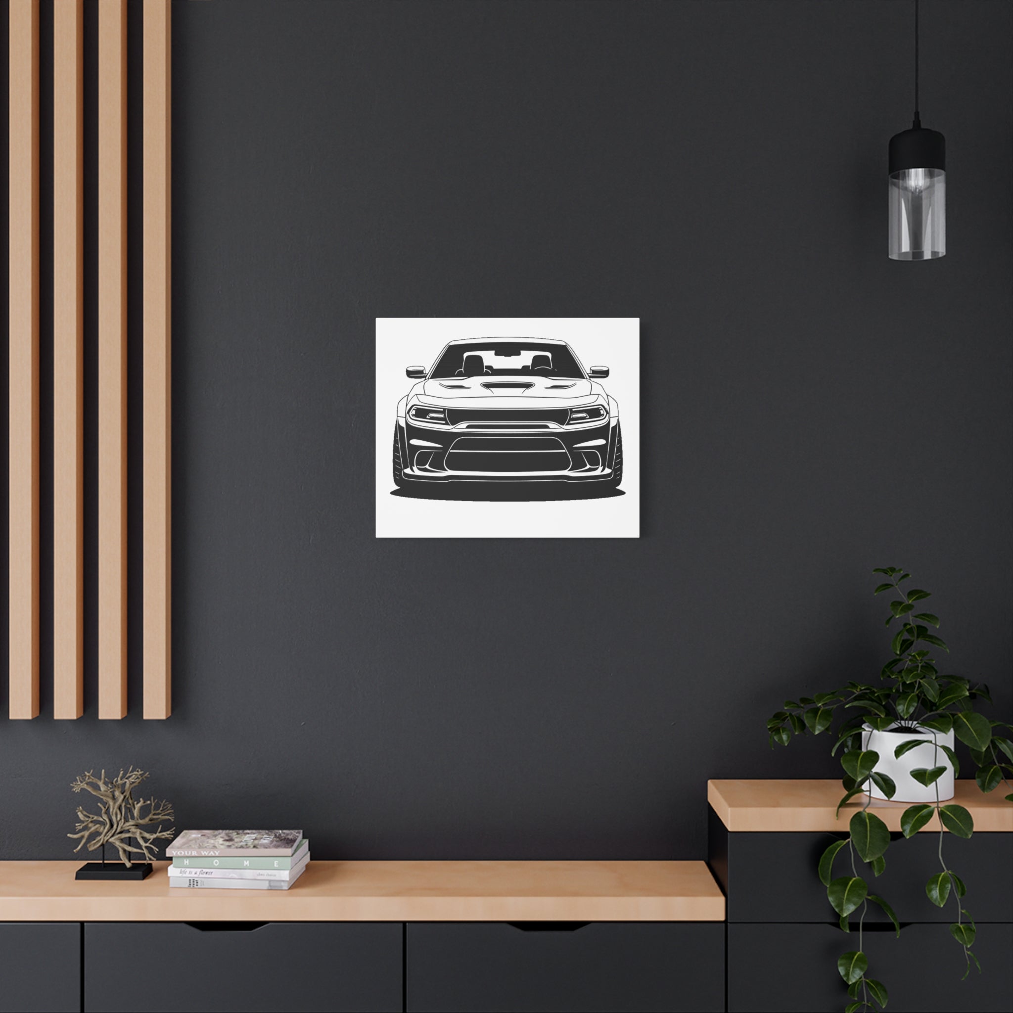 Dodge Challenger SRT Hellcat Canvas Wall Art