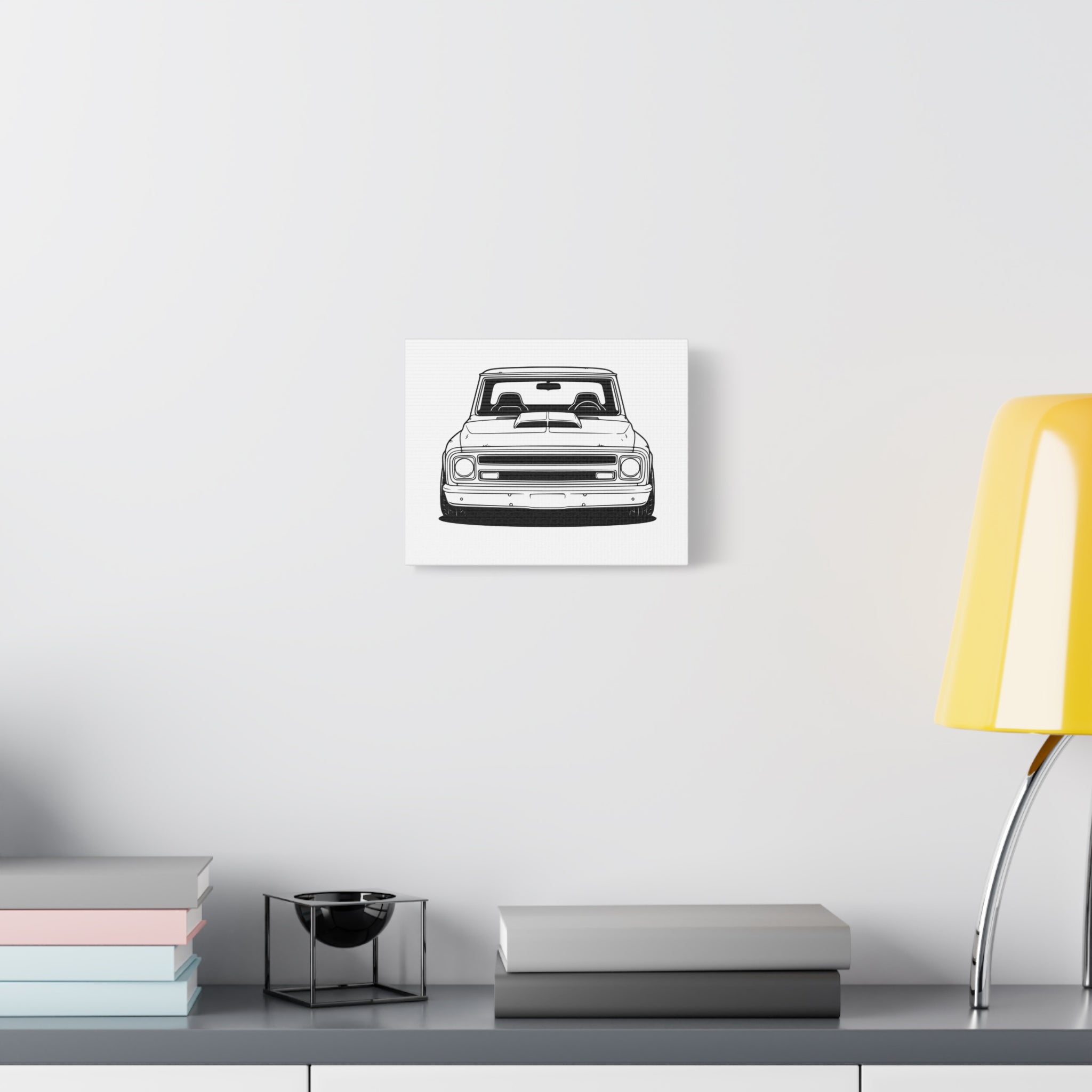 Chevy C10 Pickup (1967-72) Canvas Wall Art