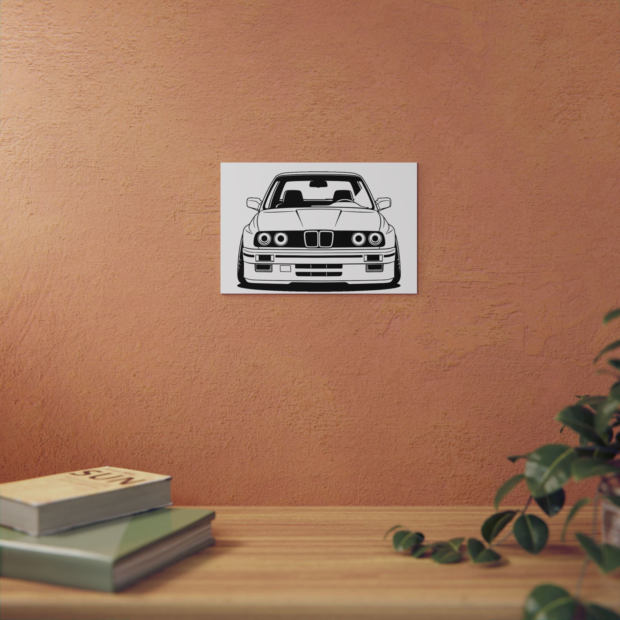 BMW E30 Metal Wall Sign