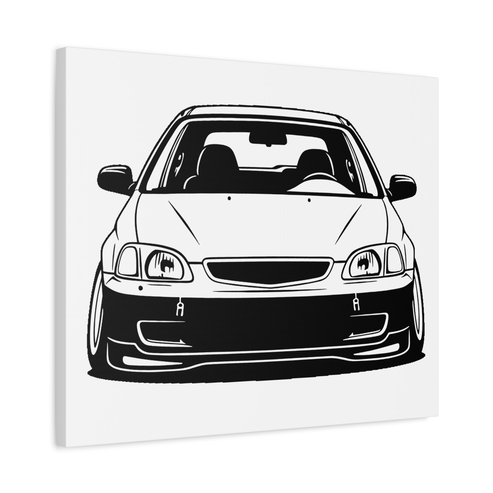 Honda Civic EK Hatch Canvas Wall Art