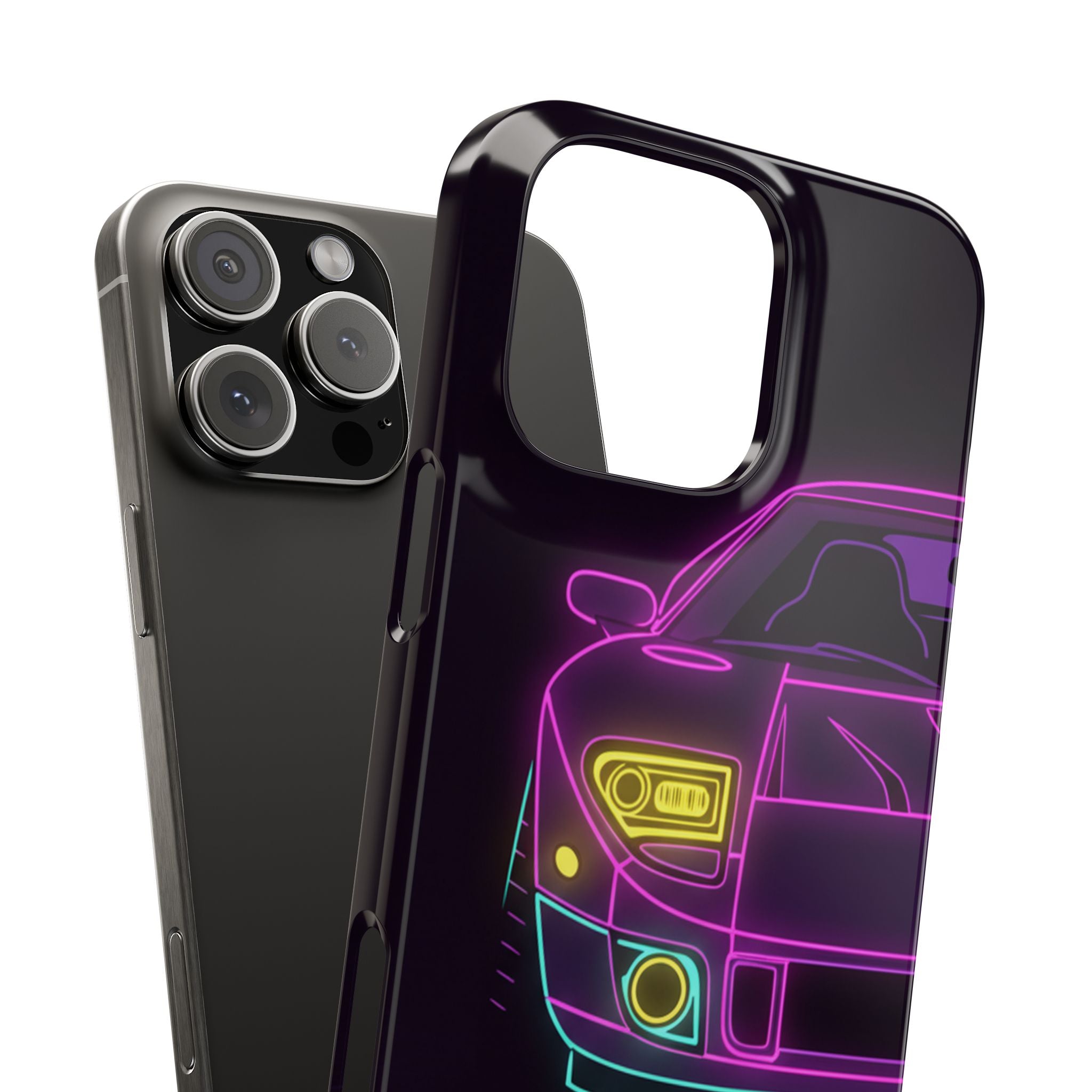 Ford GT40 (1964-69) Neon Synthwave Phone Case