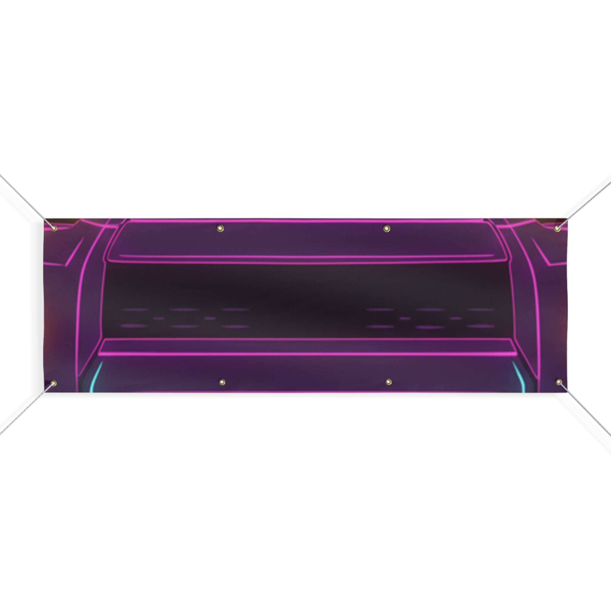 Toyota 4Runner TRD Pro Neon Synthwave Banner
