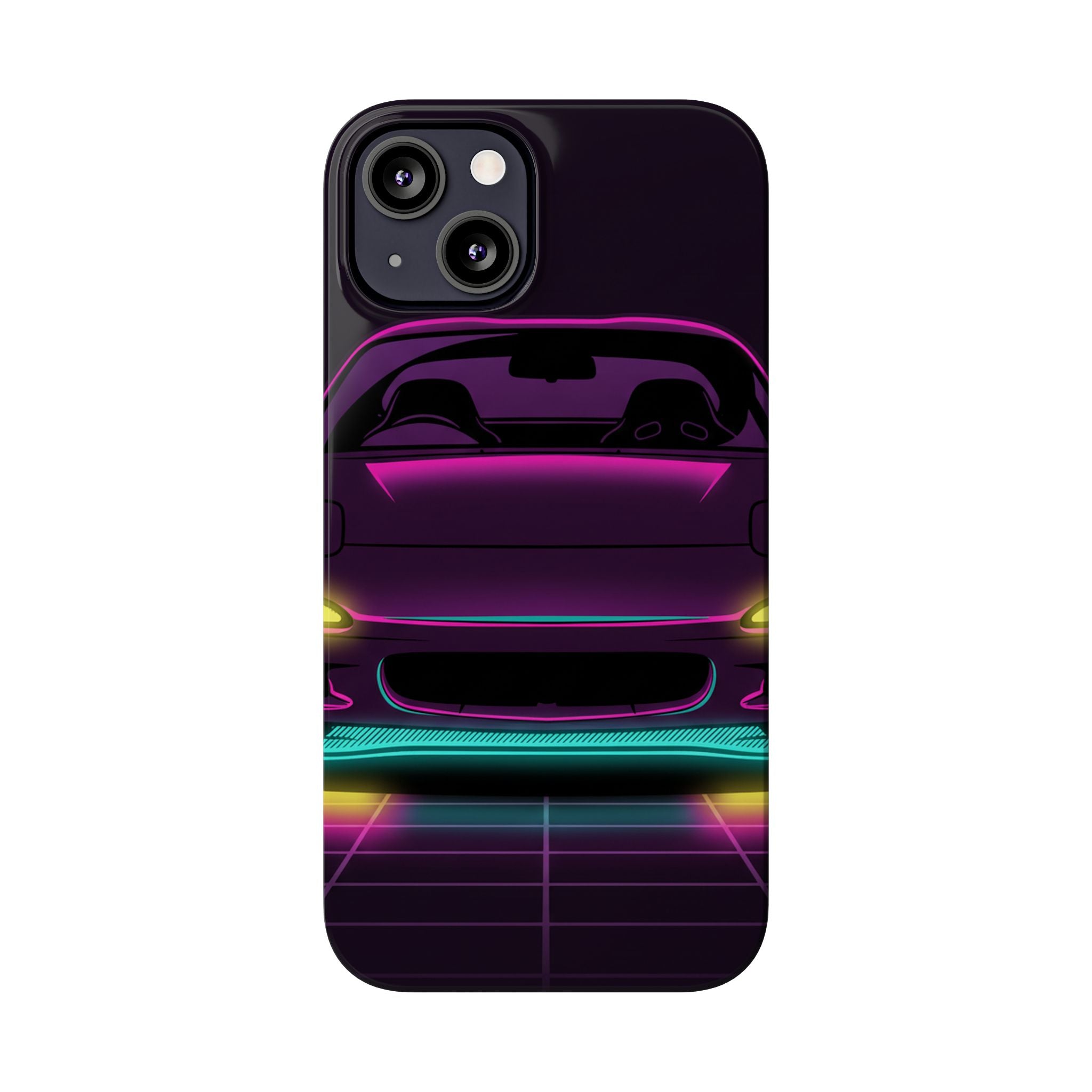 Mazda RX-7 FD Neon Synthwave Phone Case