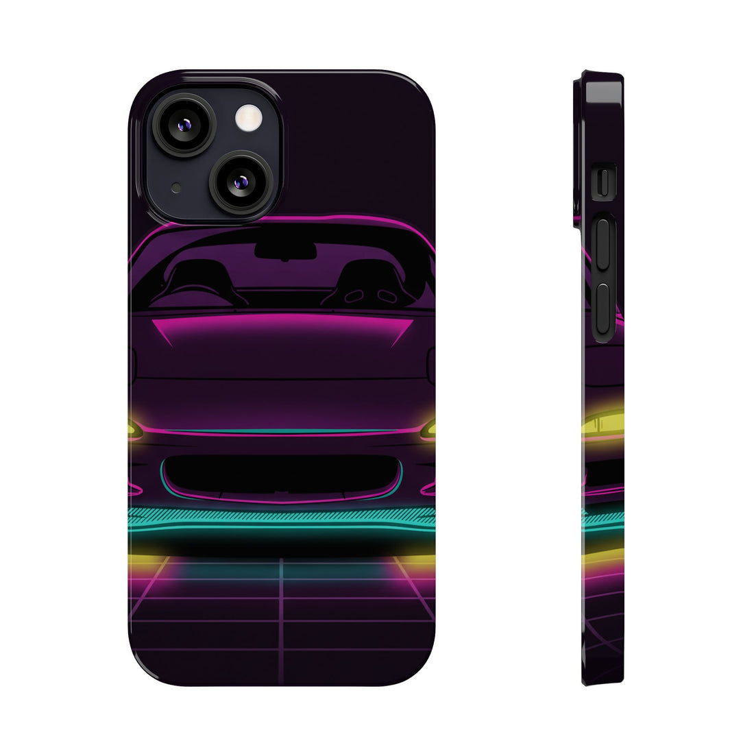 Mazda RX-7 FD Neon Synthwave Phone Case