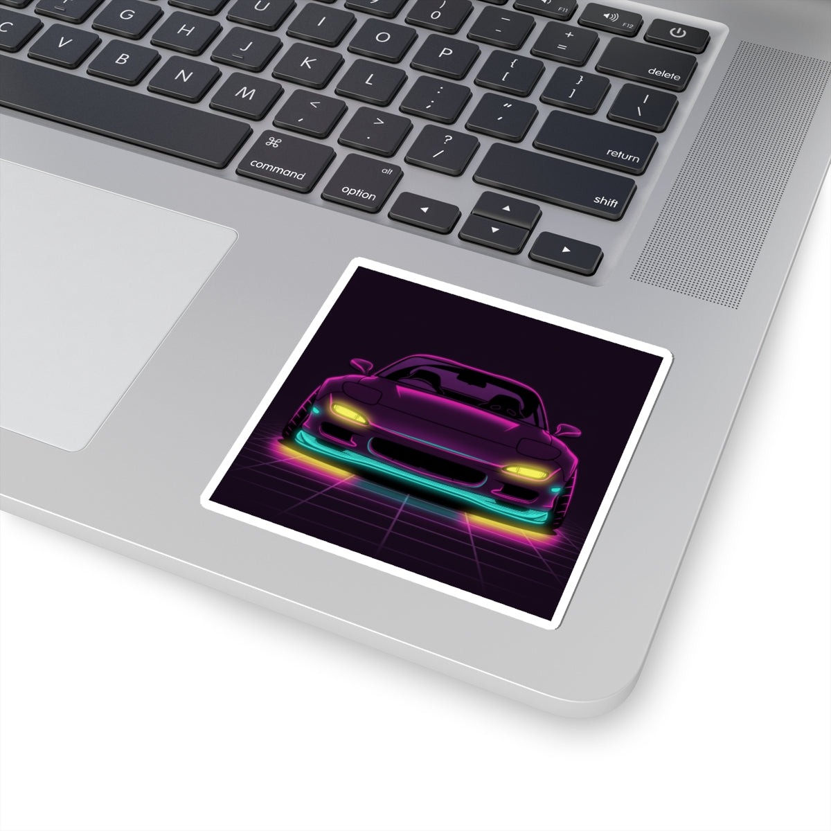 Mazda RX-7 FD Neon Synthwave Sticker