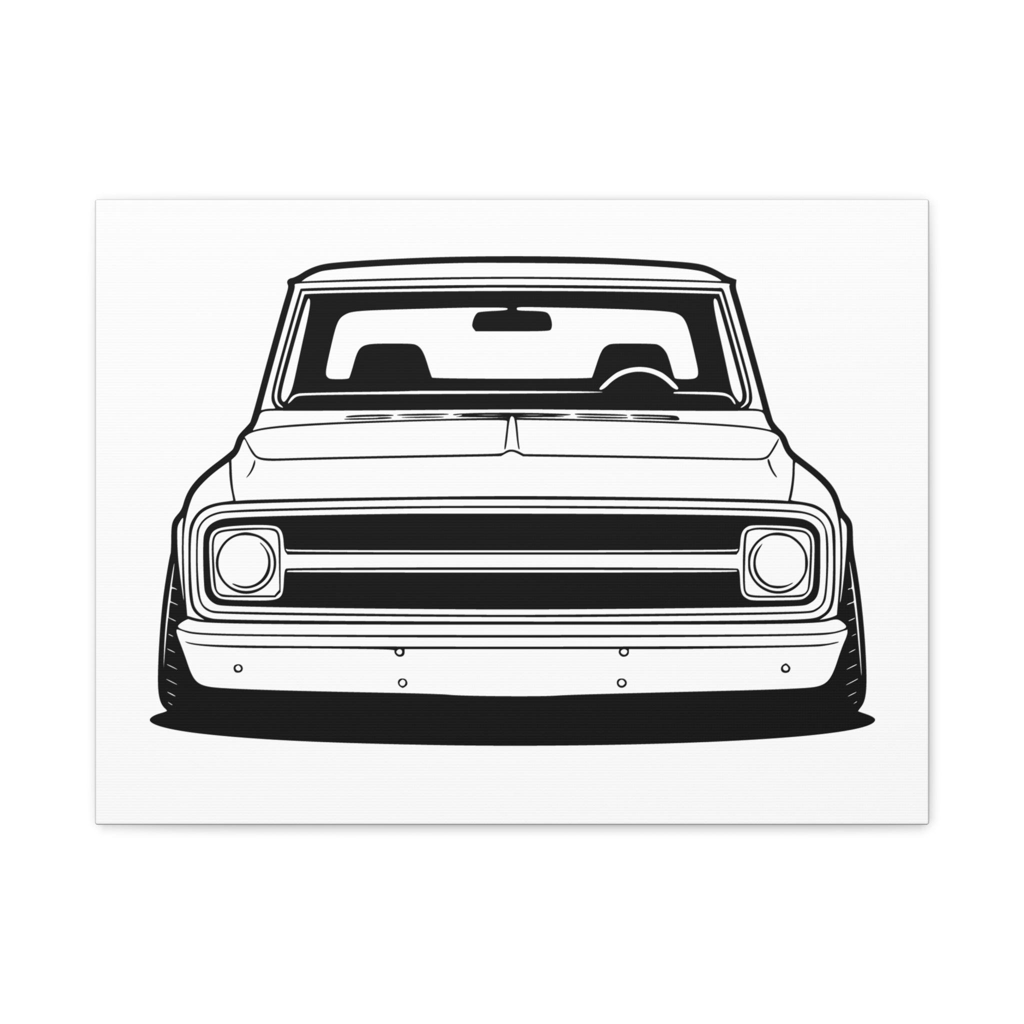Chevy C10 Pickup (1967-72) Pro-Touring Canvas Wall Art