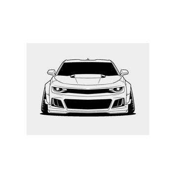 Chevrolet Camaro ZL1 Metal Wall Sign