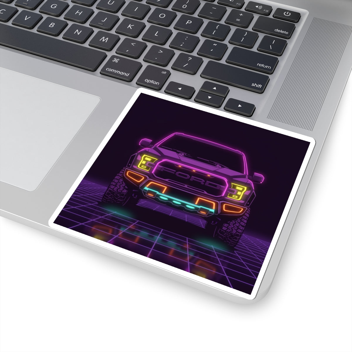 Ford F-150 Raptor Gen 2 Neon Synthwave Sticker
