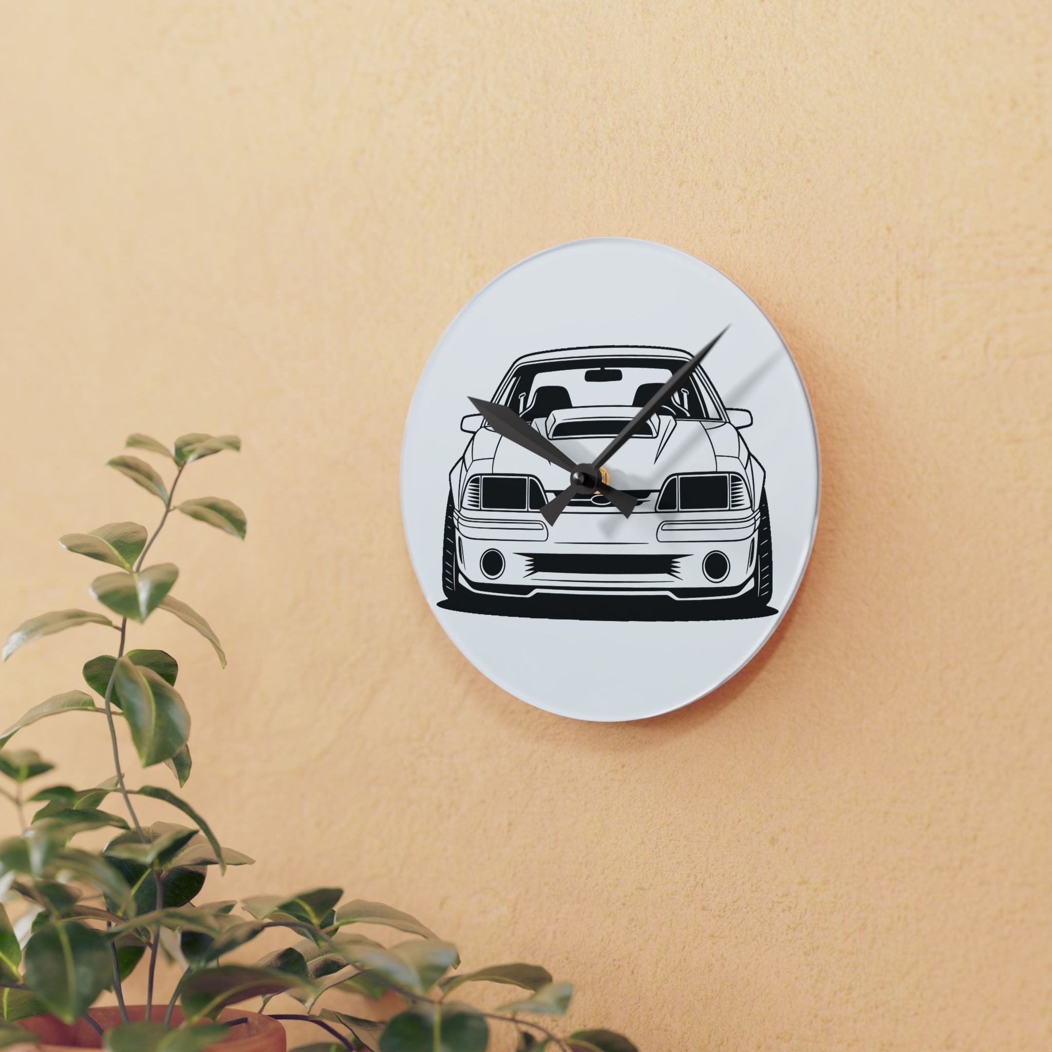 Ford Mustang Fox Body GT Wall Clock