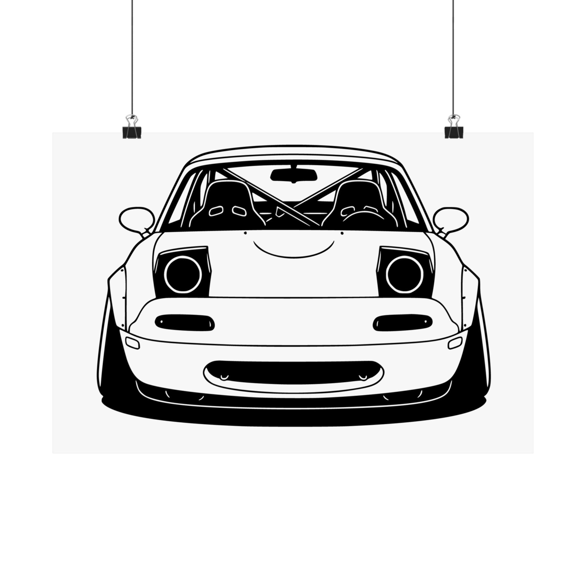 Mazda Miata NA (1989-97) Poster