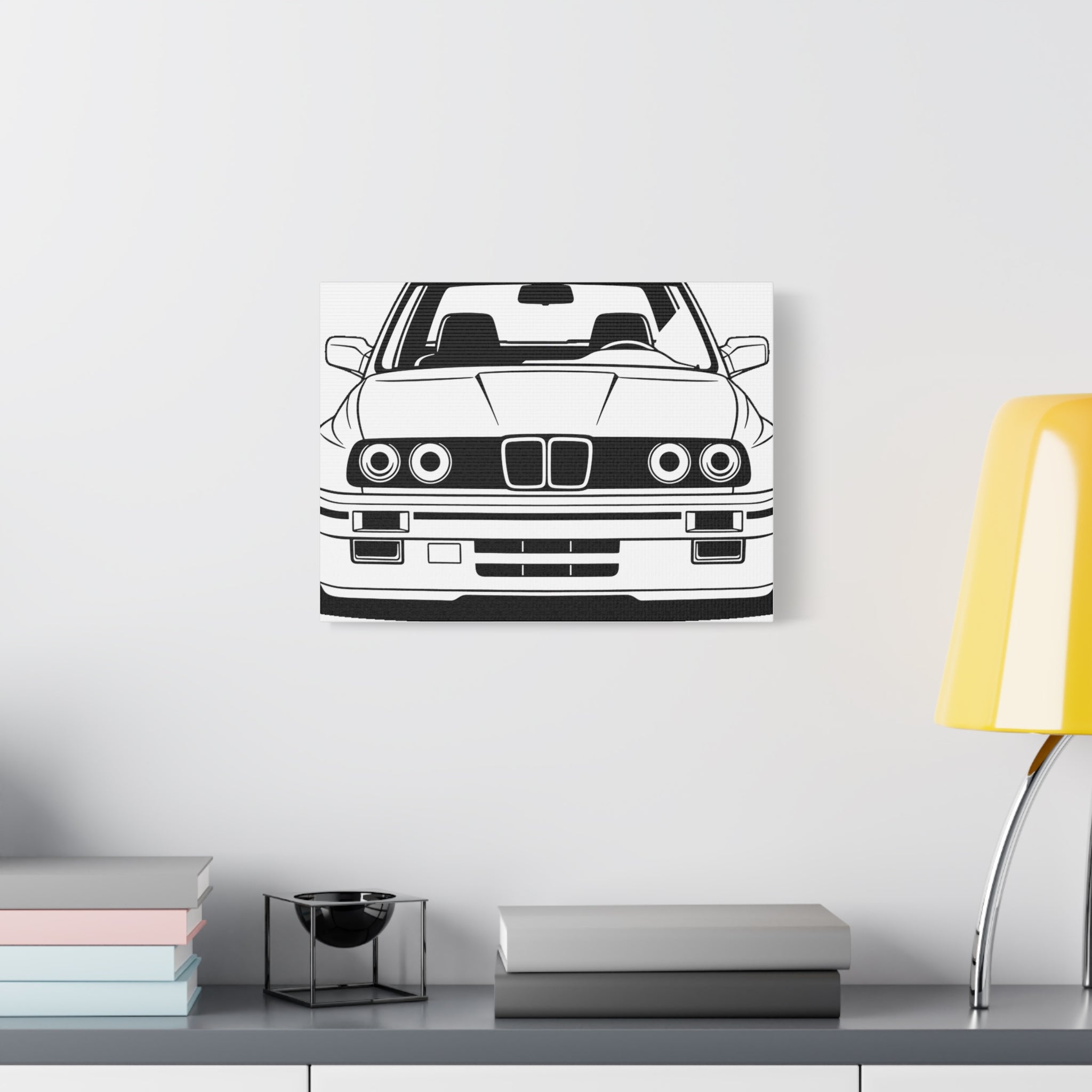 BMW E30 Canvas Wall Art
