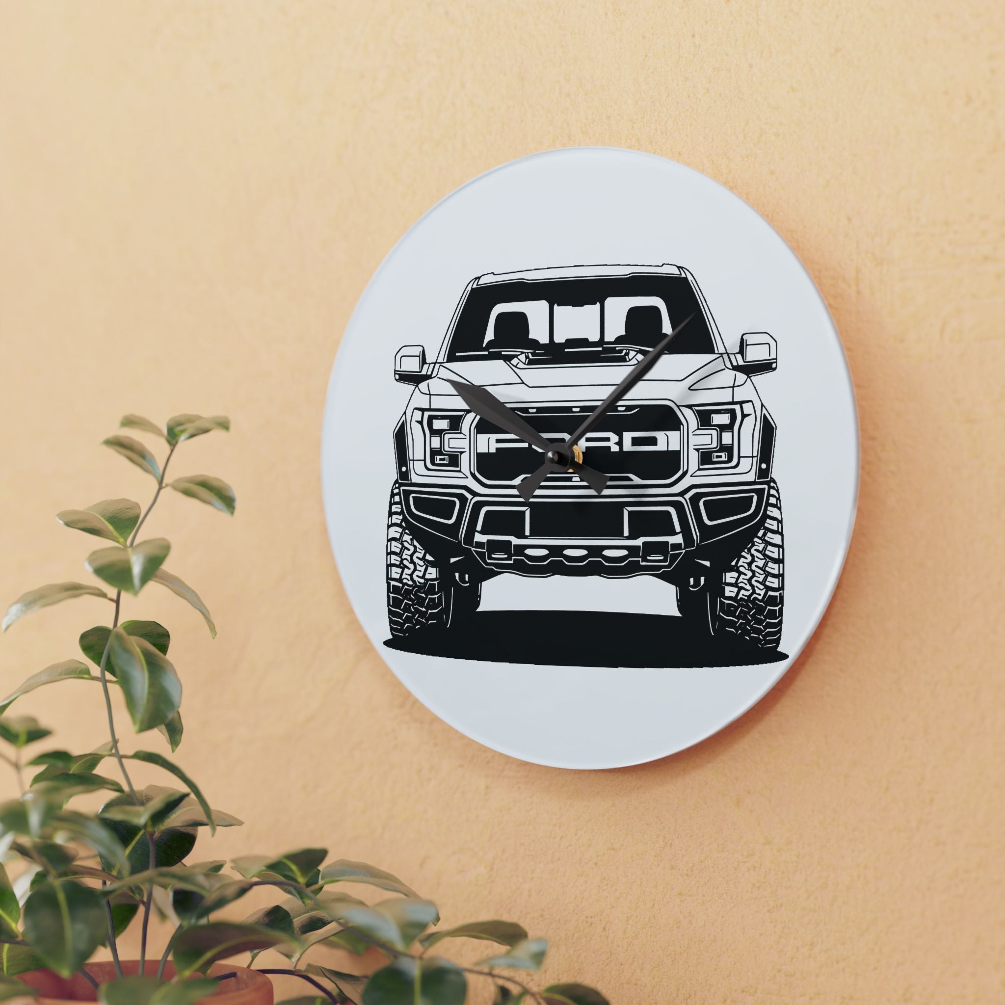 Ford F-150 Raptor Gen 2 Wall Clock