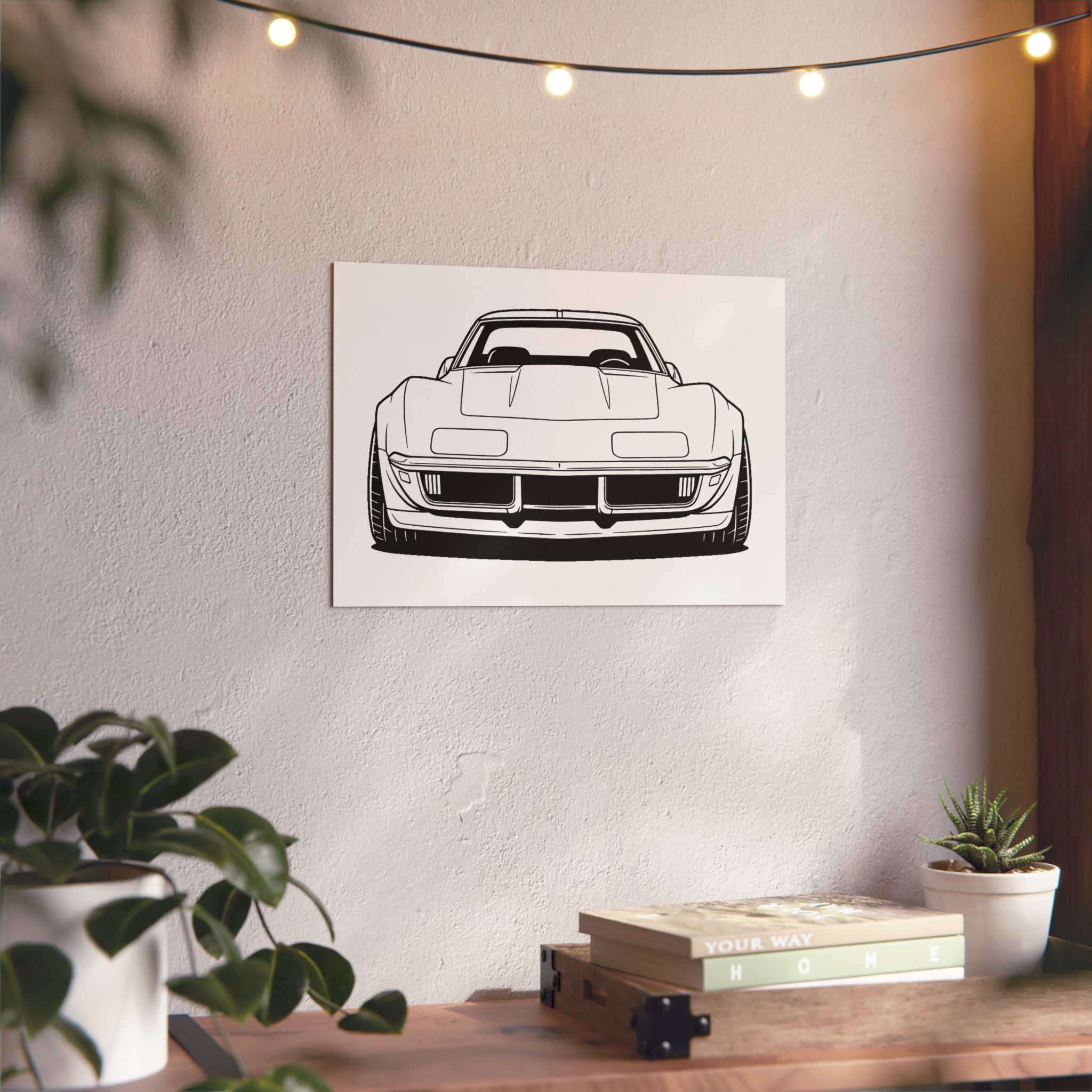 1969 Corvette Stingray C3 Metal Wall Sign