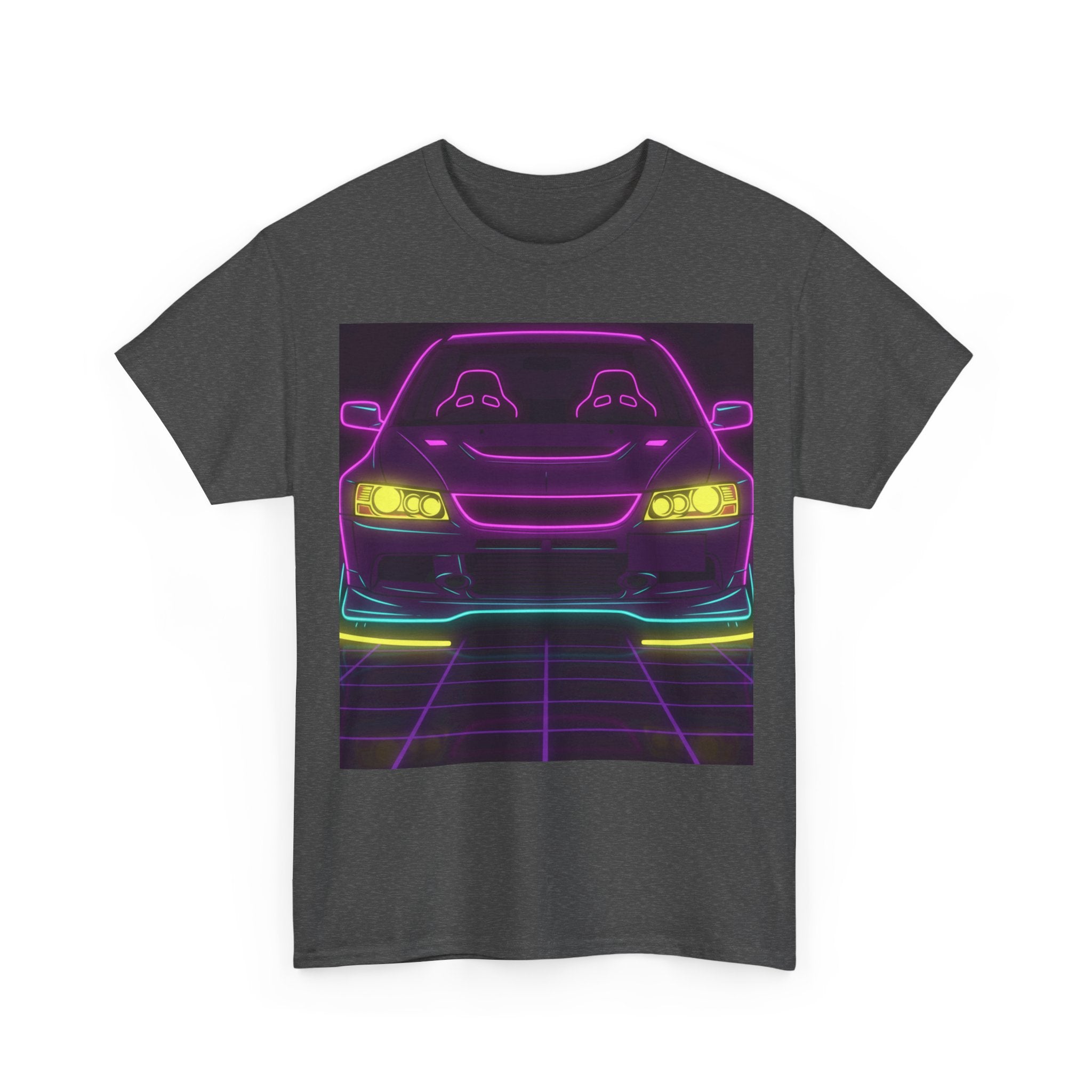 Mitsubishi Evo IX (2005-07) Neon Synthwave Unisex Tee