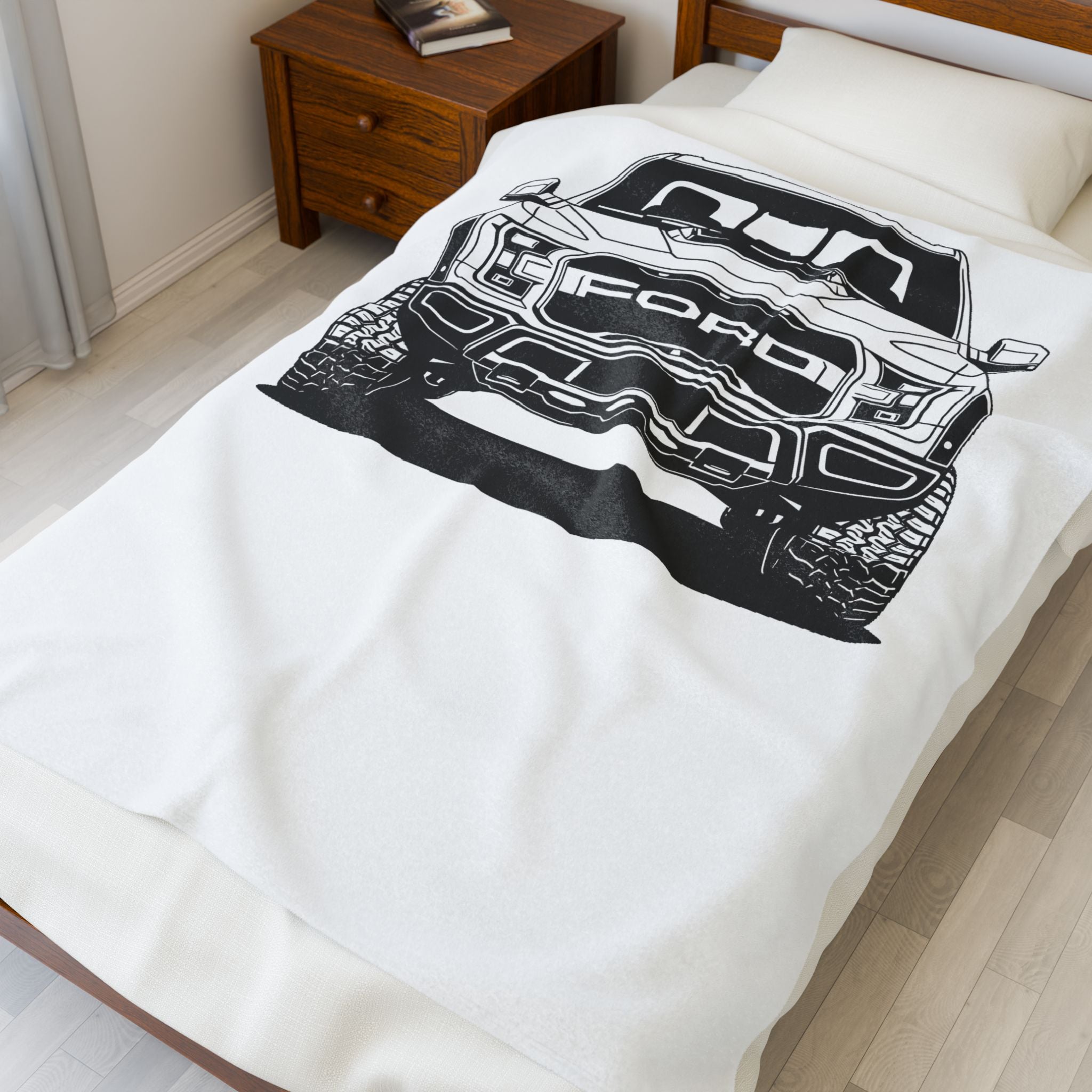 Ford F-150 Raptor Gen 2 Velveteen Plush Blanket