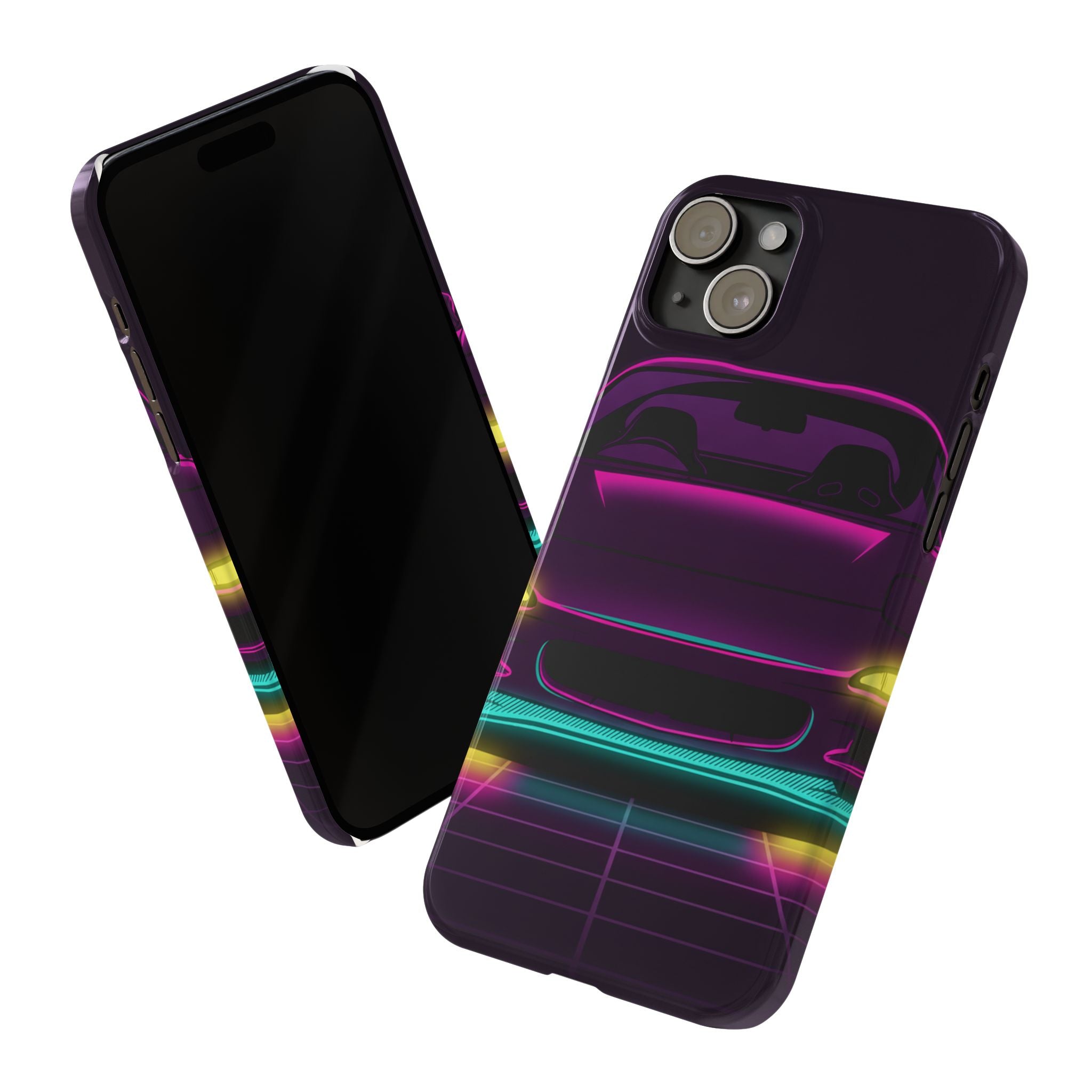 Mazda RX-7 FD Neon Synthwave Phone Case