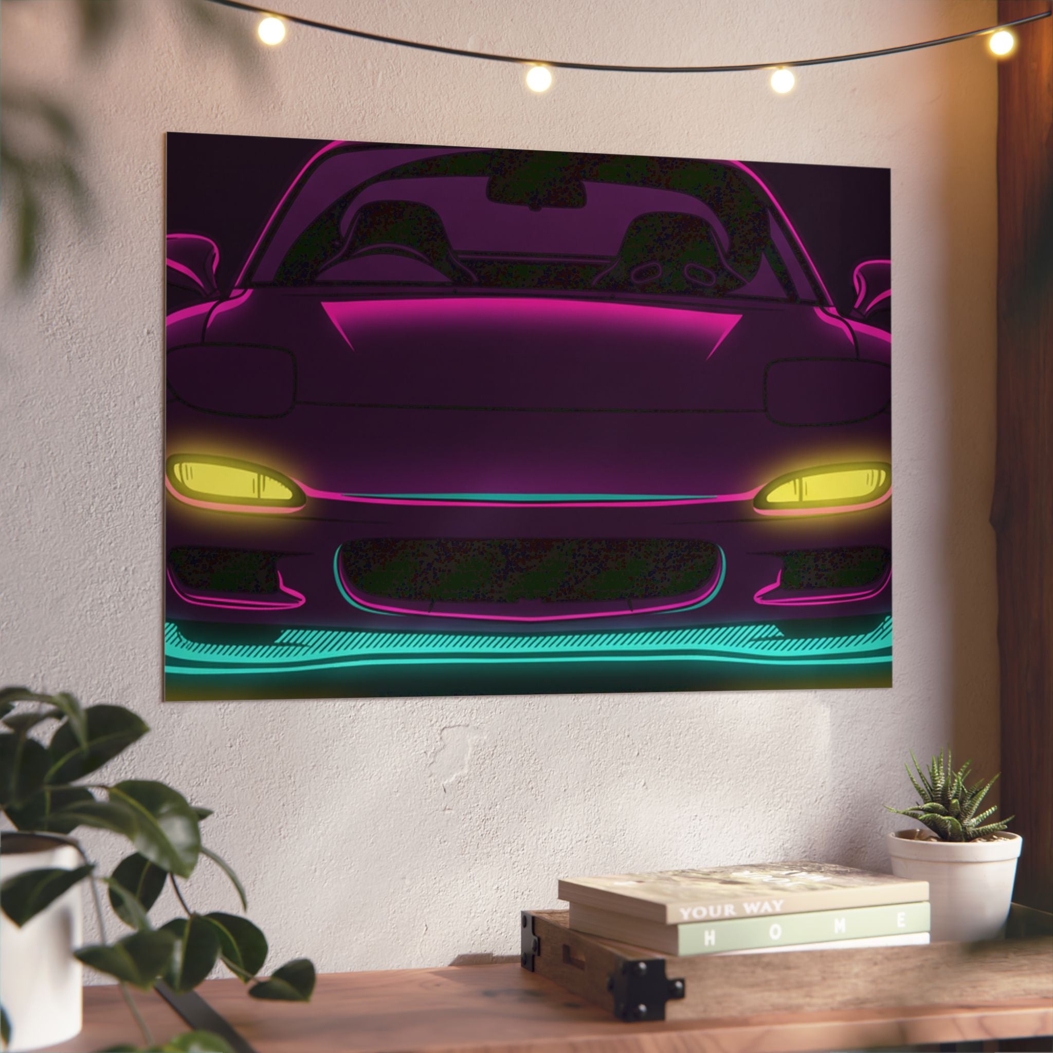 Mazda RX-7 FD Metal Wall Sign