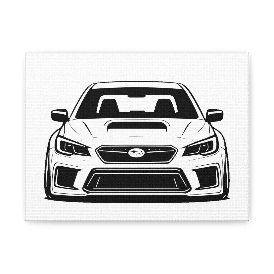 Subaru WRX STI Canvas Wall Art