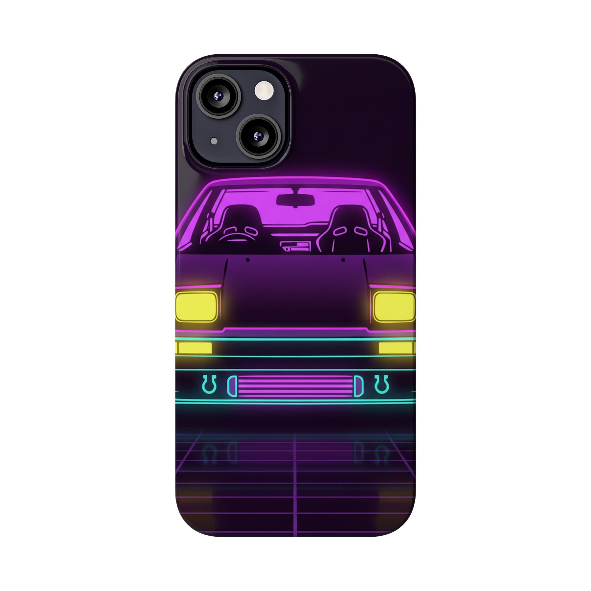 Toyota AE86 (1983-87) Neon Synthwave Phone Case