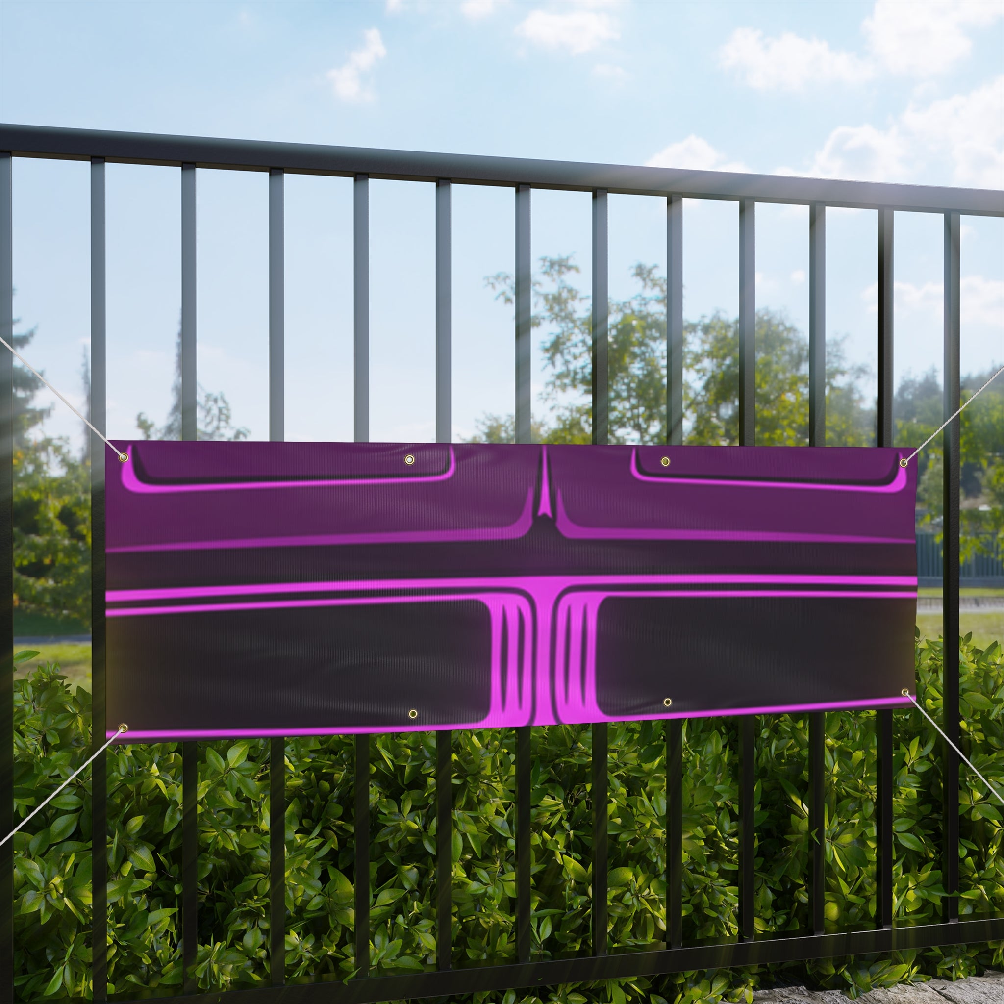 Dodge Charger R/T (1968-70) Resto-Mod Neon Synthwave Banner