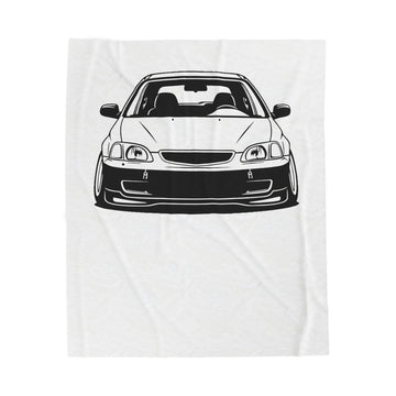 Honda Civic EK Hatch Velveteen Plush Blanket
