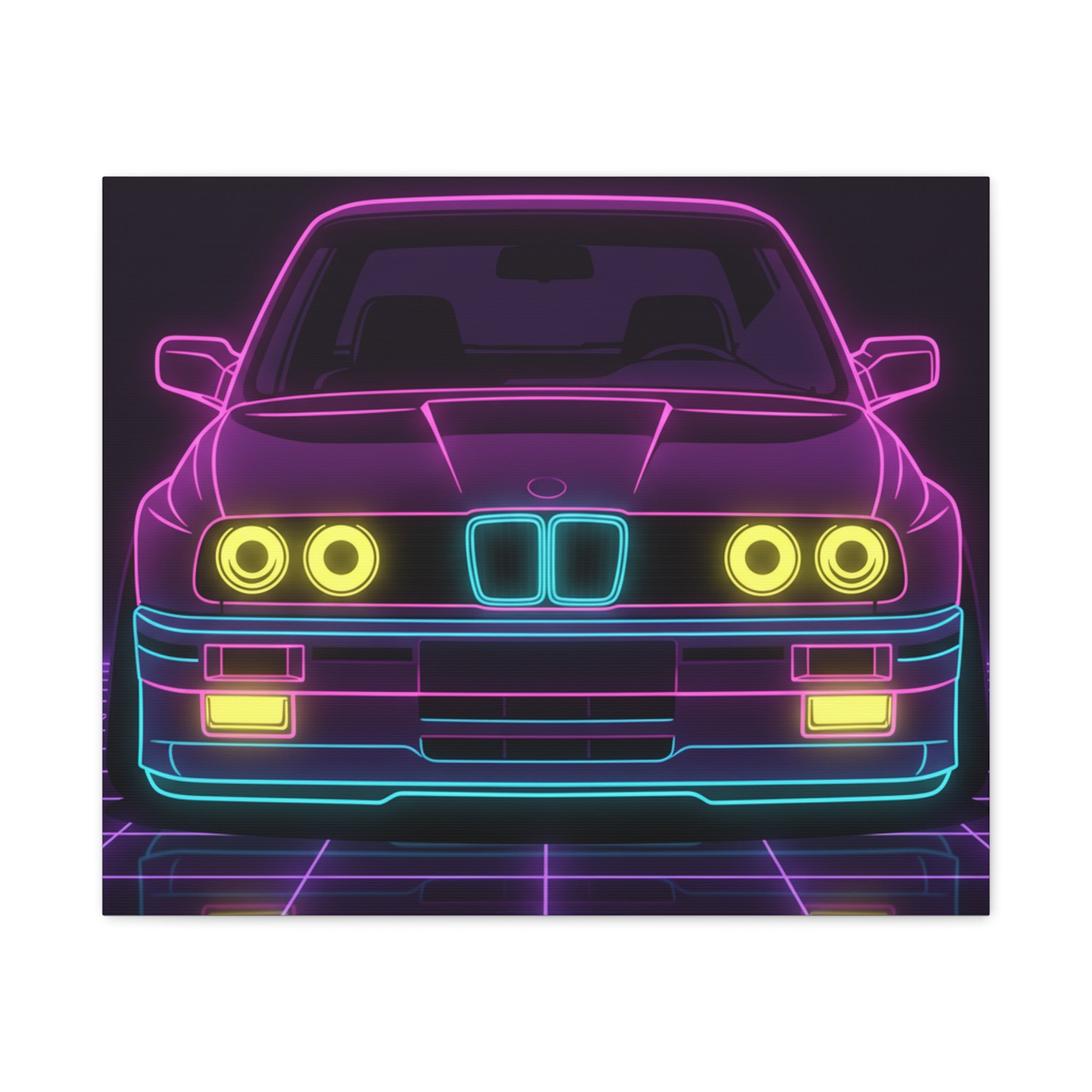 BMW E30 Canvas Wall Art