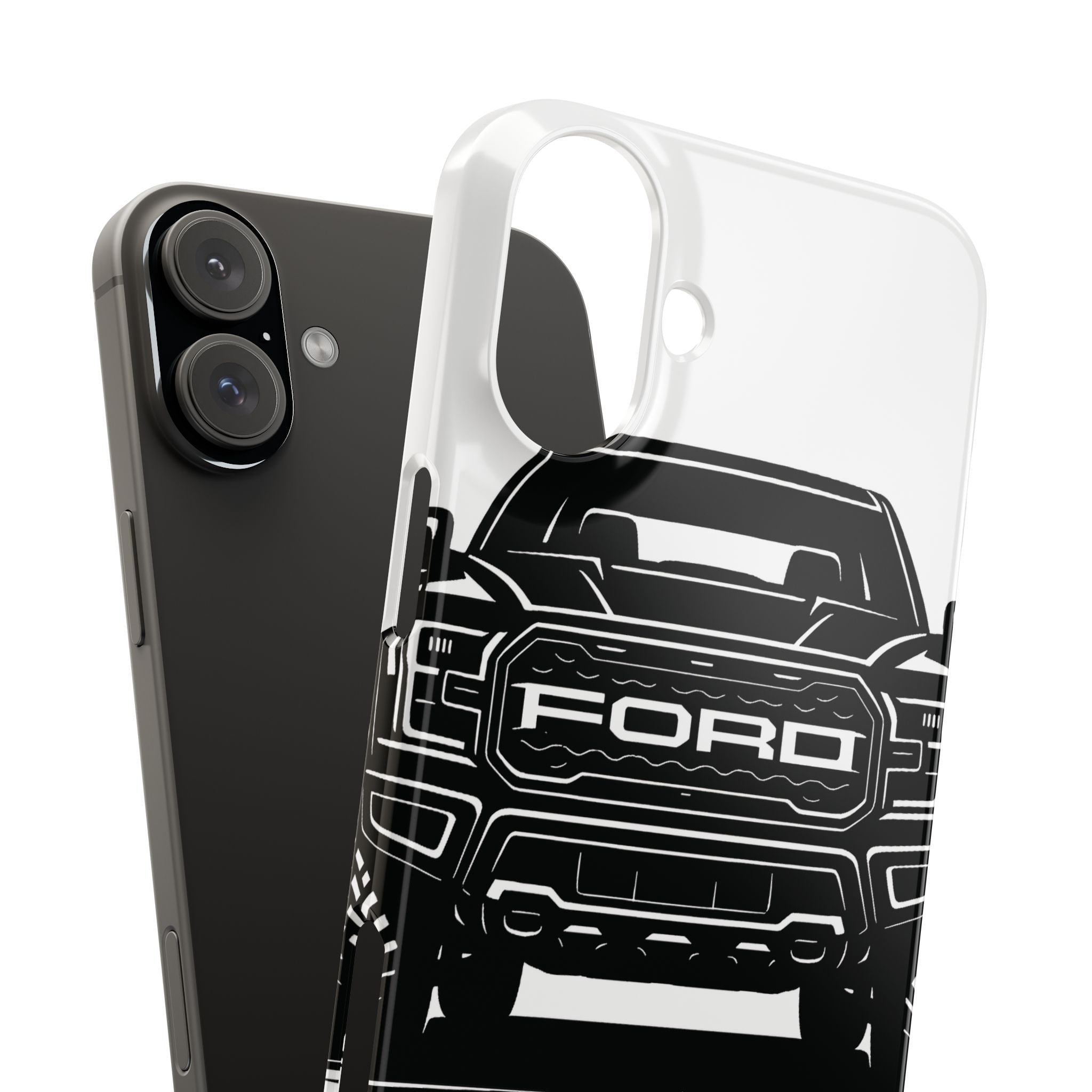 Ford Raptor (Gen 3) Slim Phone Case Greyscale