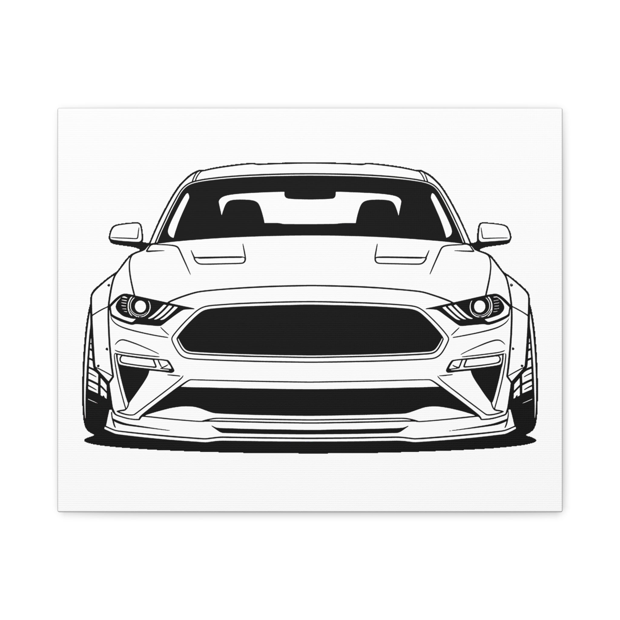 Ford Mustang GT (S650) Canvas Wall Art