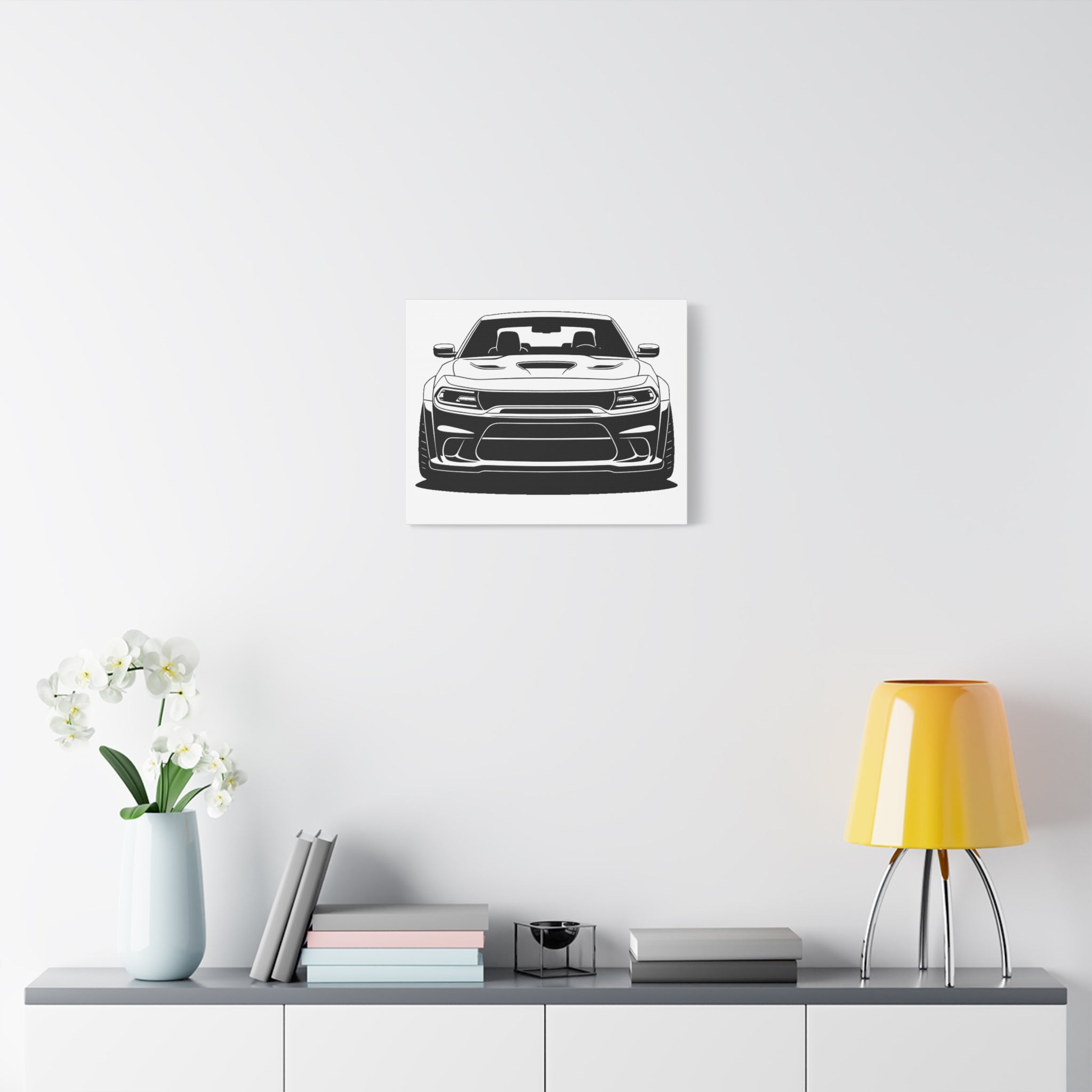 Dodge Challenger SRT Hellcat Canvas Wall Art