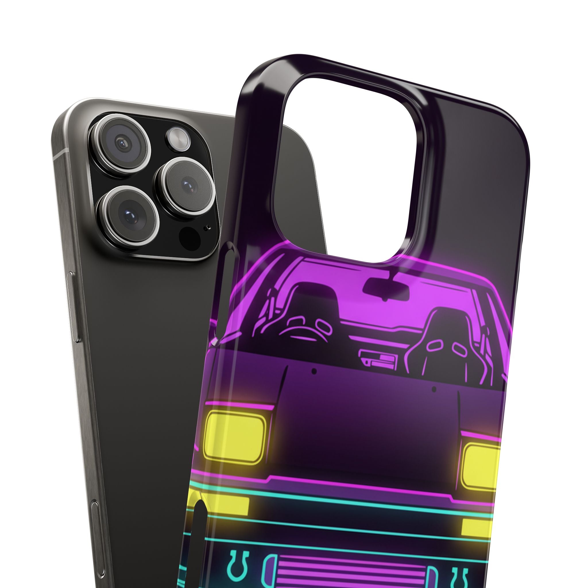 Toyota AE86 (1983-87) Neon Synthwave Phone Case