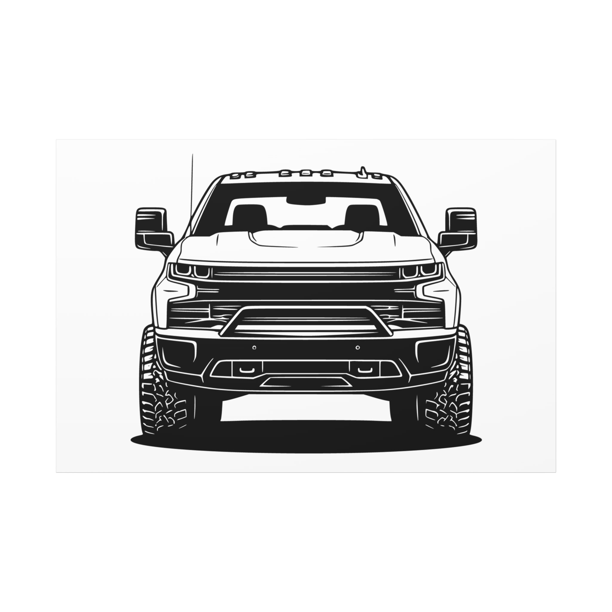 Chevy Silverado Trail Boss (2019+) Canvas Wall Art