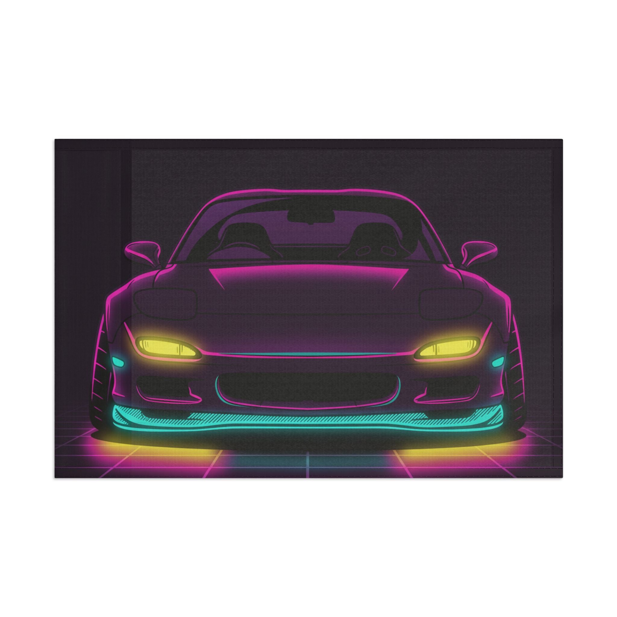 Mazda RX-7 FD Garage Flag