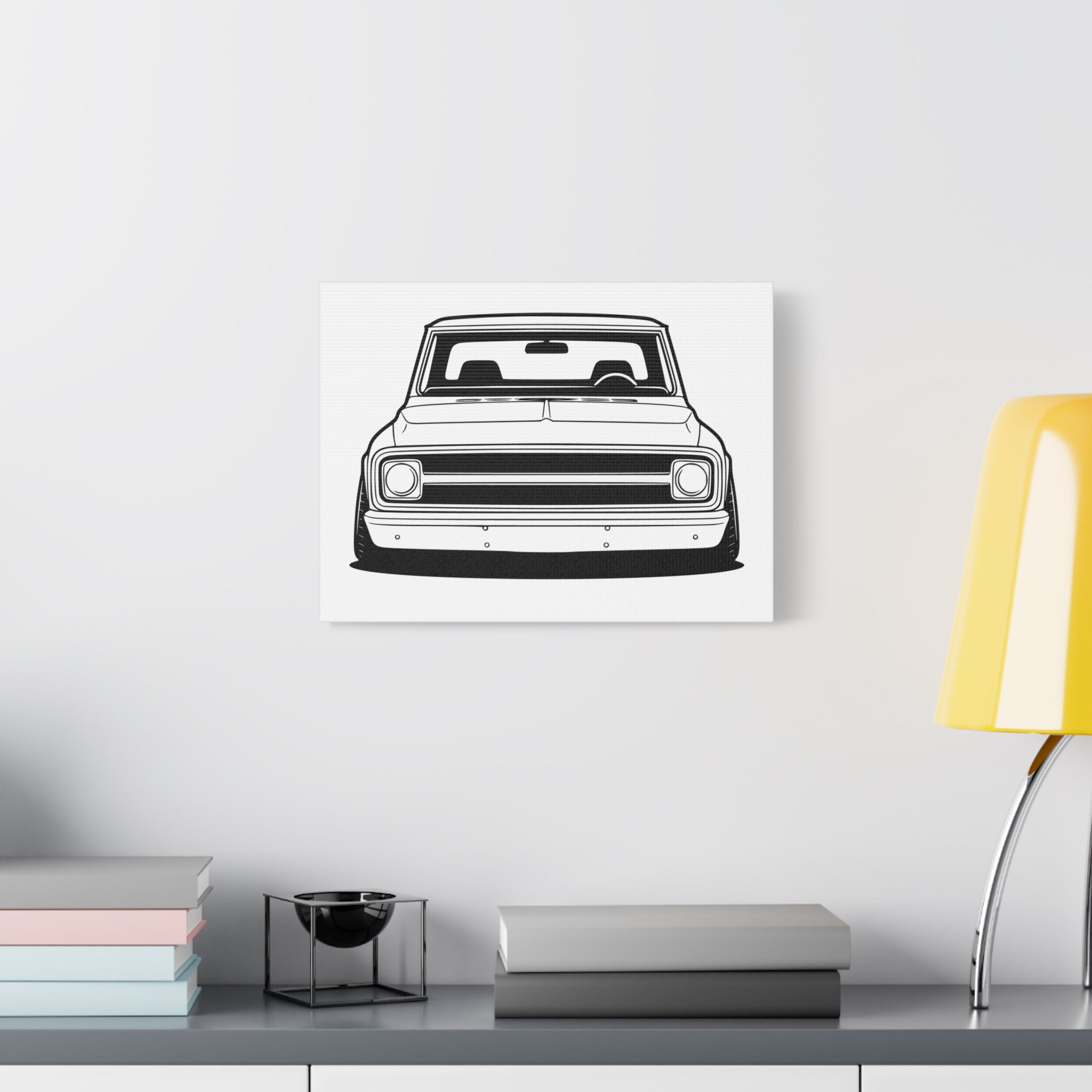 Chevy C10 Pickup (1967-72) Pro-Touring Canvas Wall Art