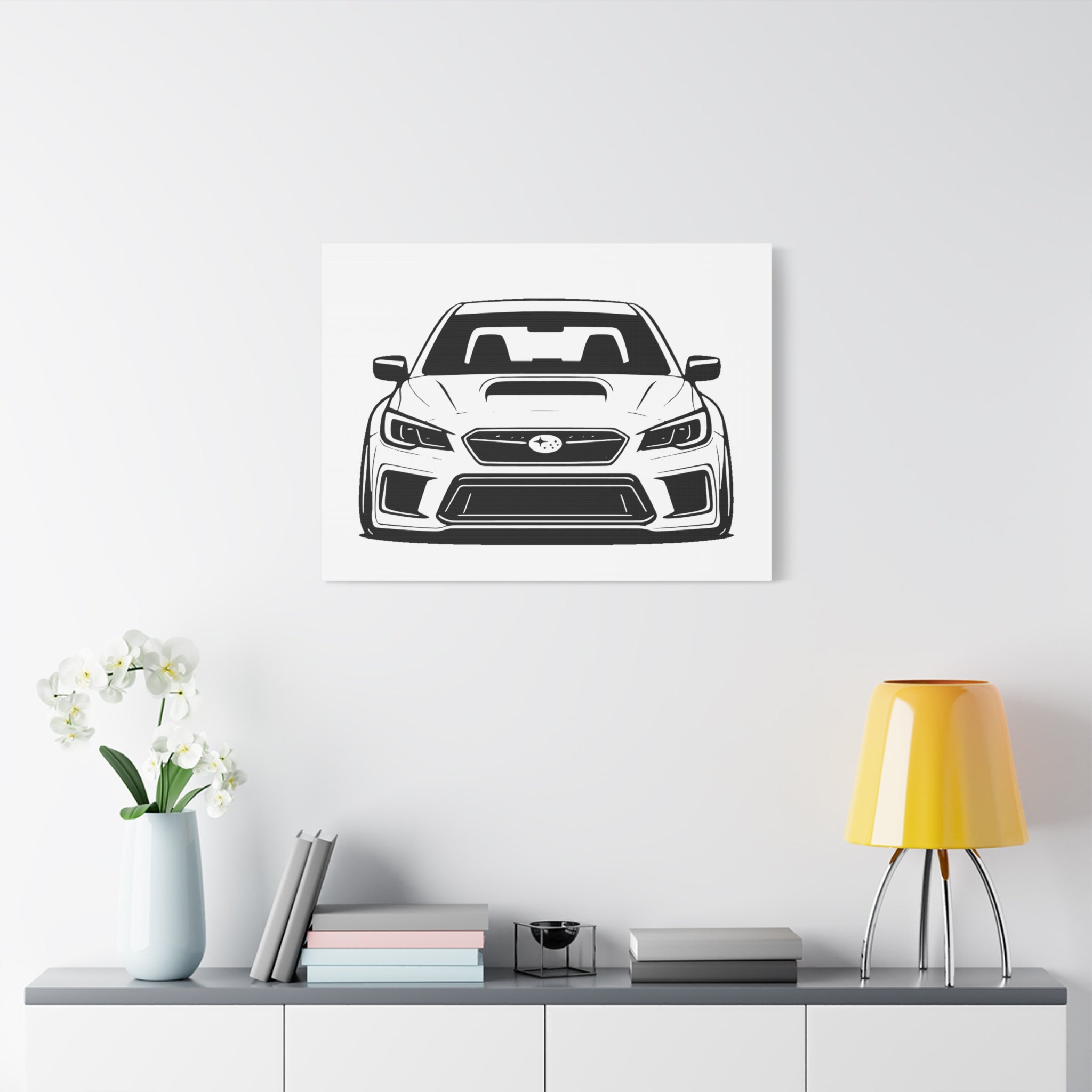 Subaru WRX STI Canvas Wall Art