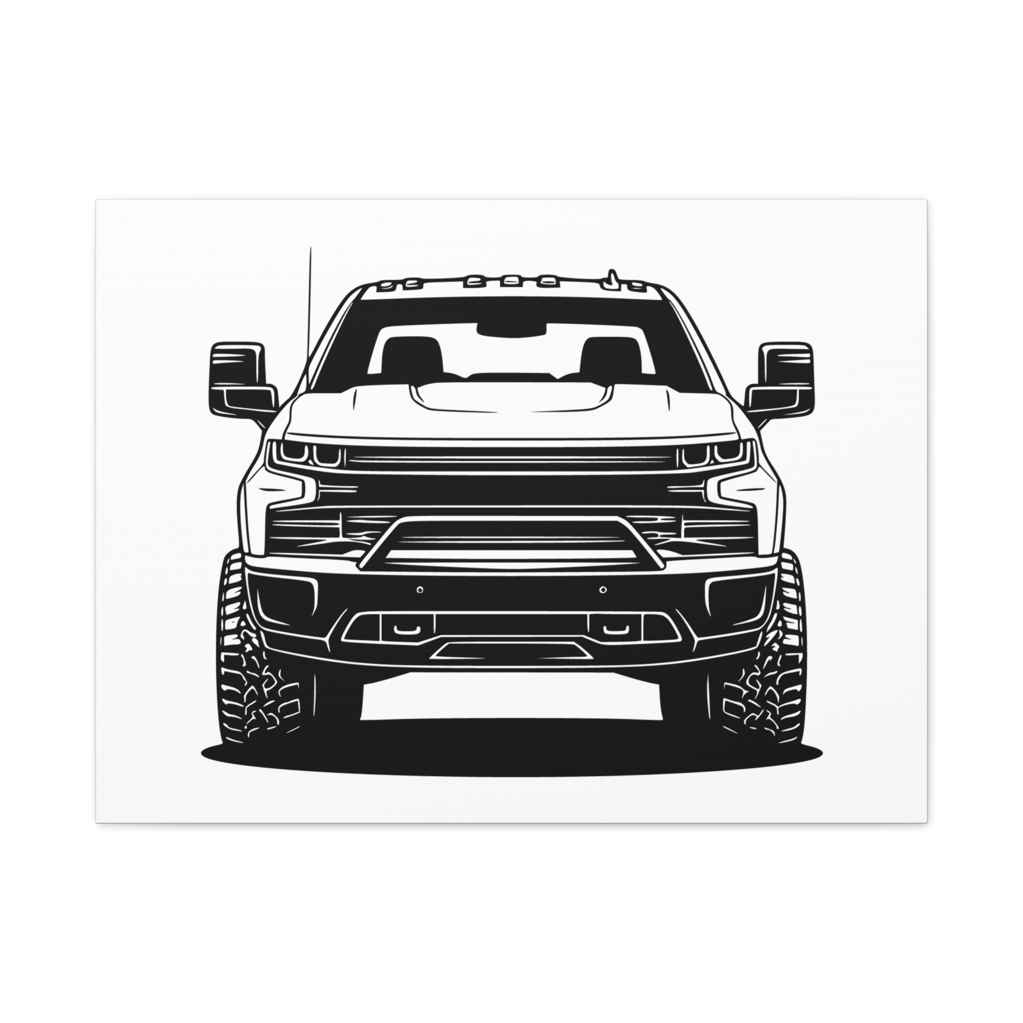 Chevy Silverado Trail Boss (2019+) Canvas Wall Art