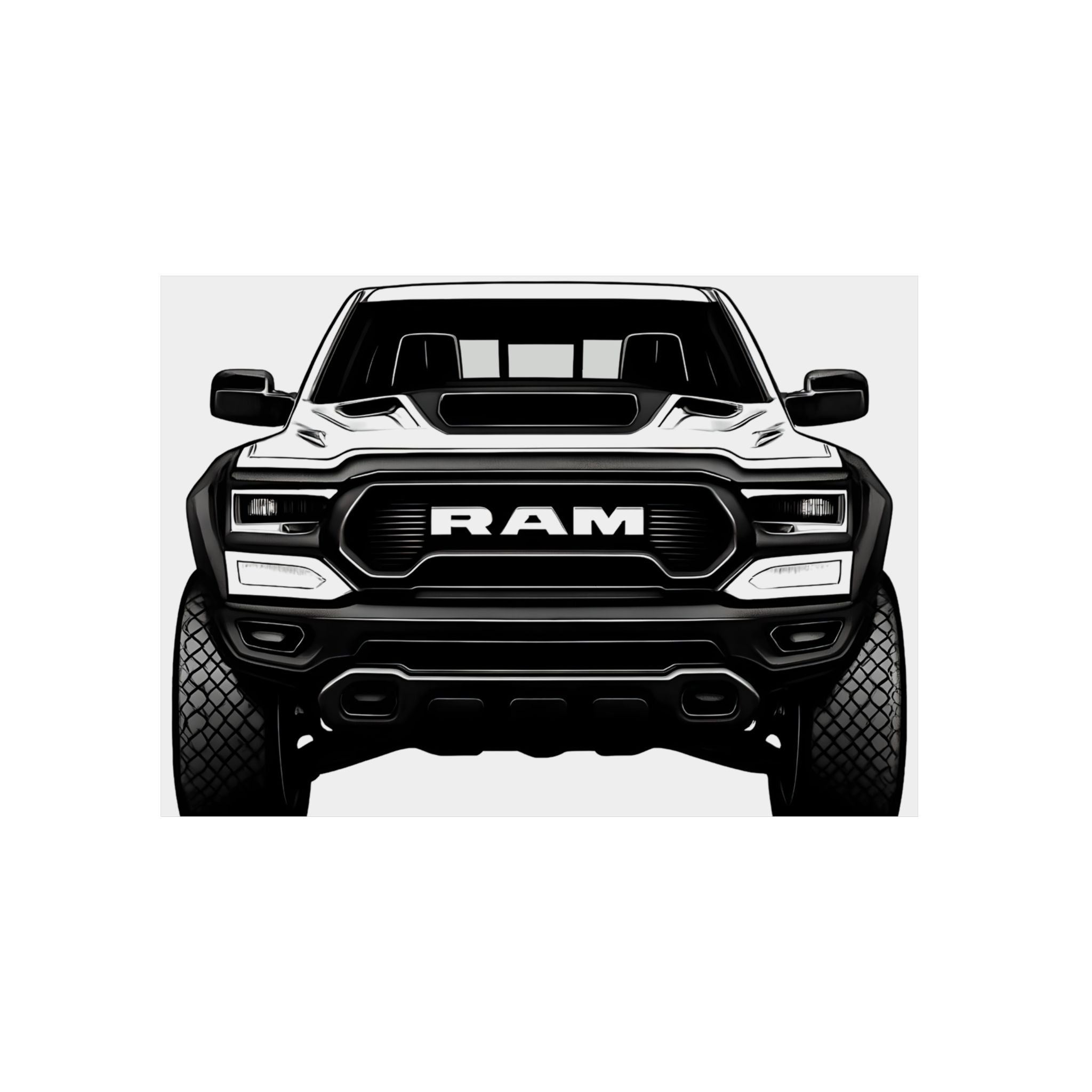Dodge Ram TRX | Metal Wall Sign