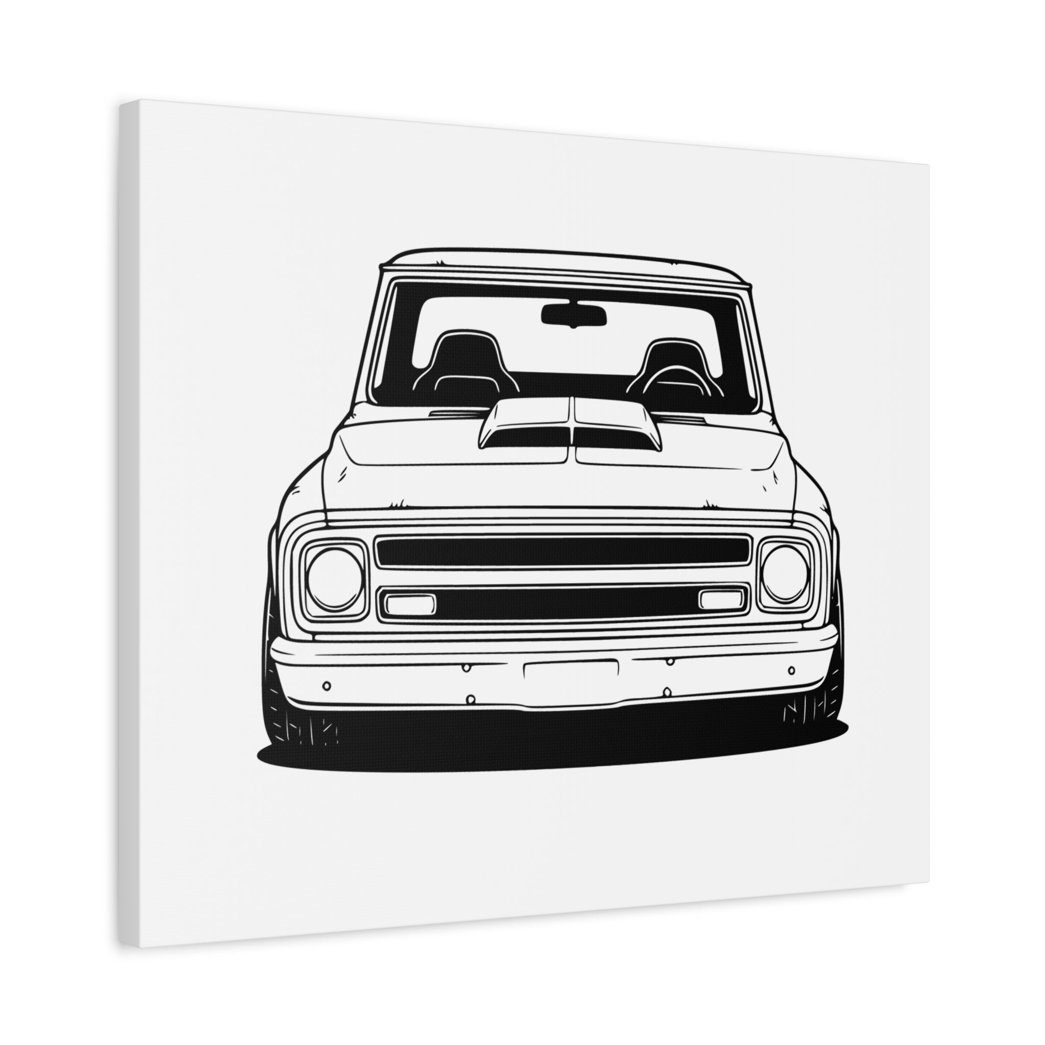 Chevy C10 Pickup (1967-72) Canvas Wall Art